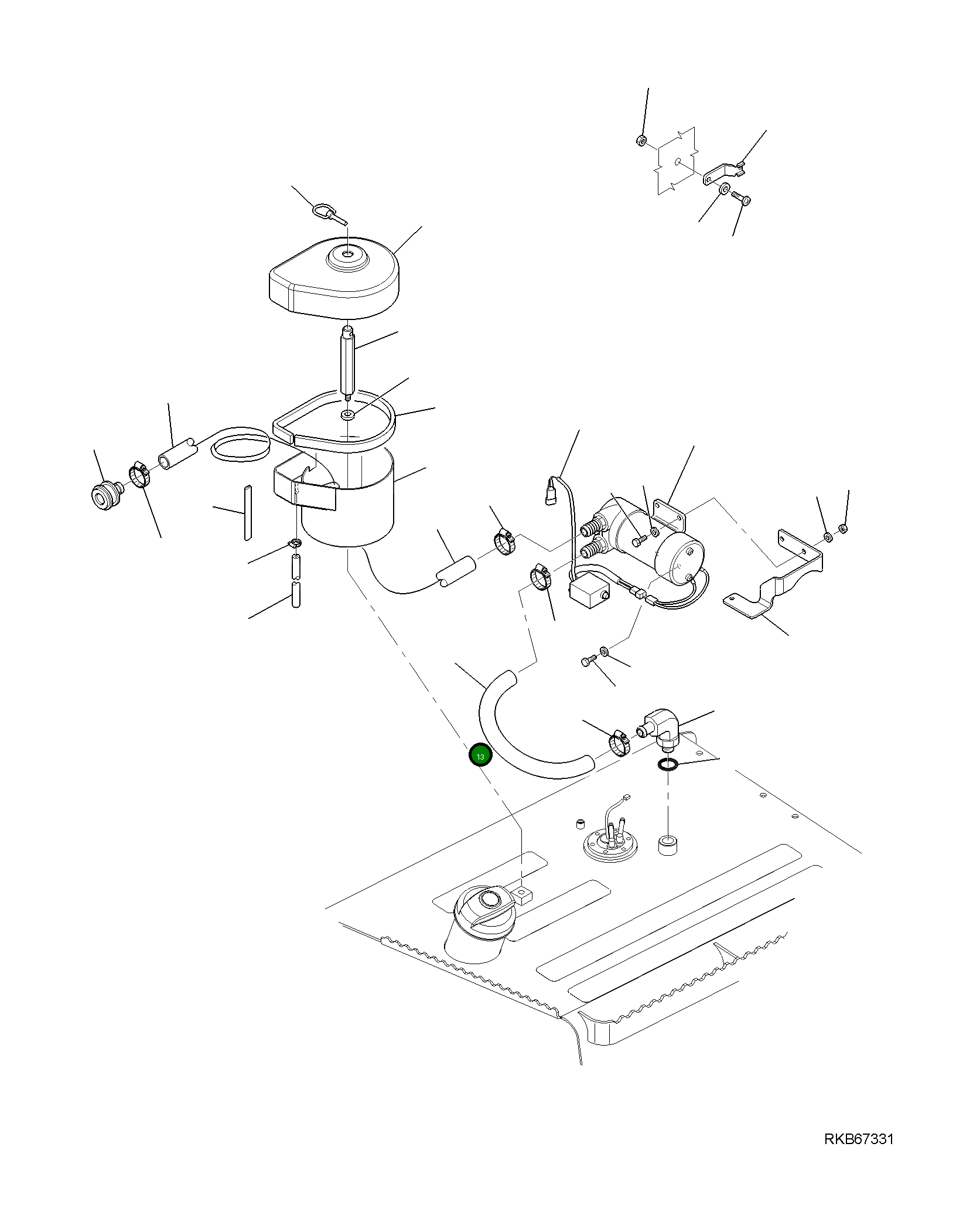 Шланг 42N-04-11552 Komatsu