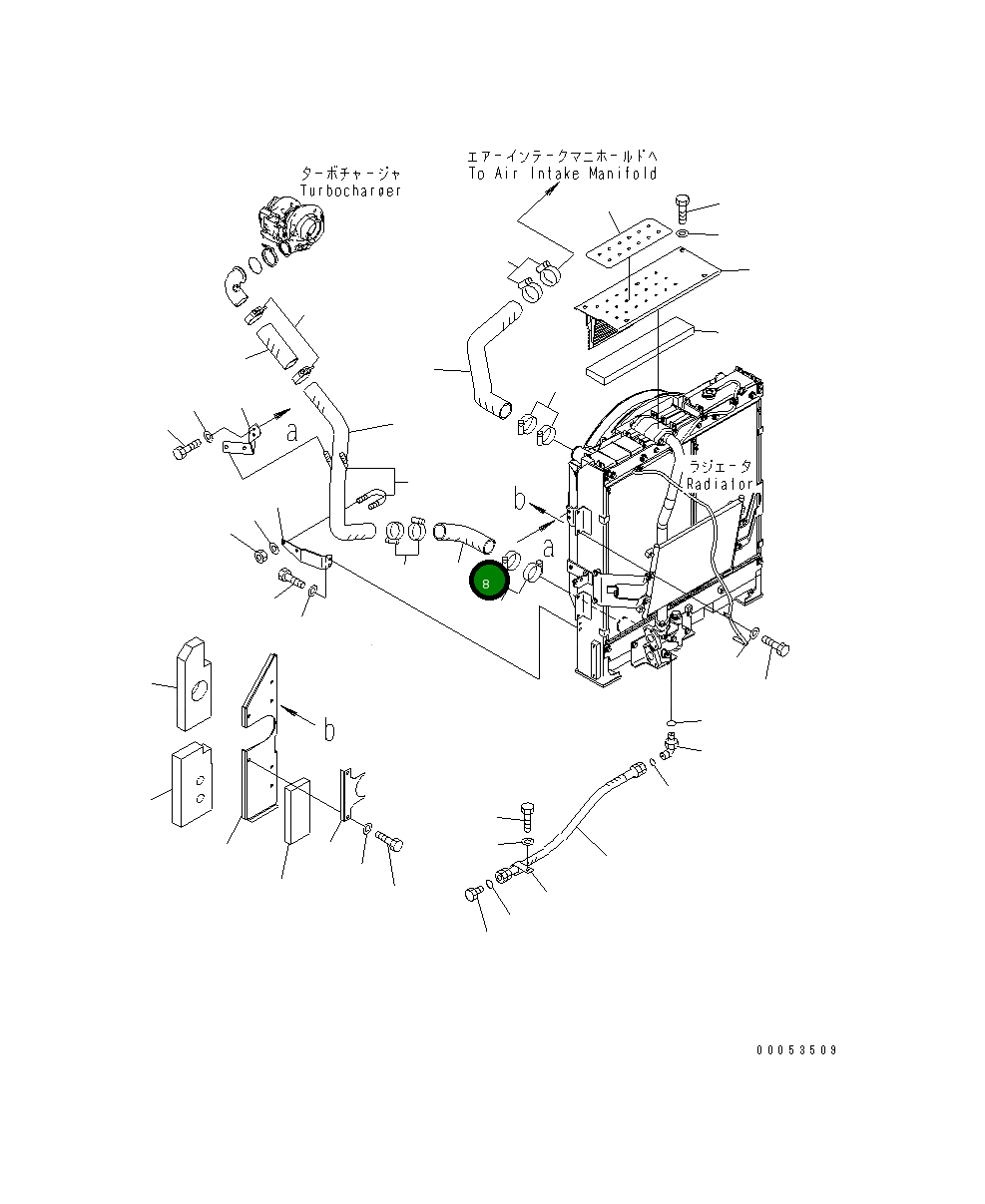 Шланг 22U-01-27240 Komatsu