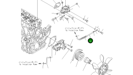 Шланг YM129907-49710 Komatsu