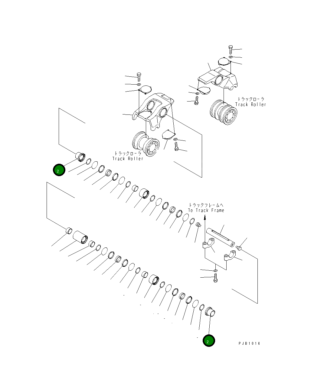 Втулка 17A-30-16221 Komatsu