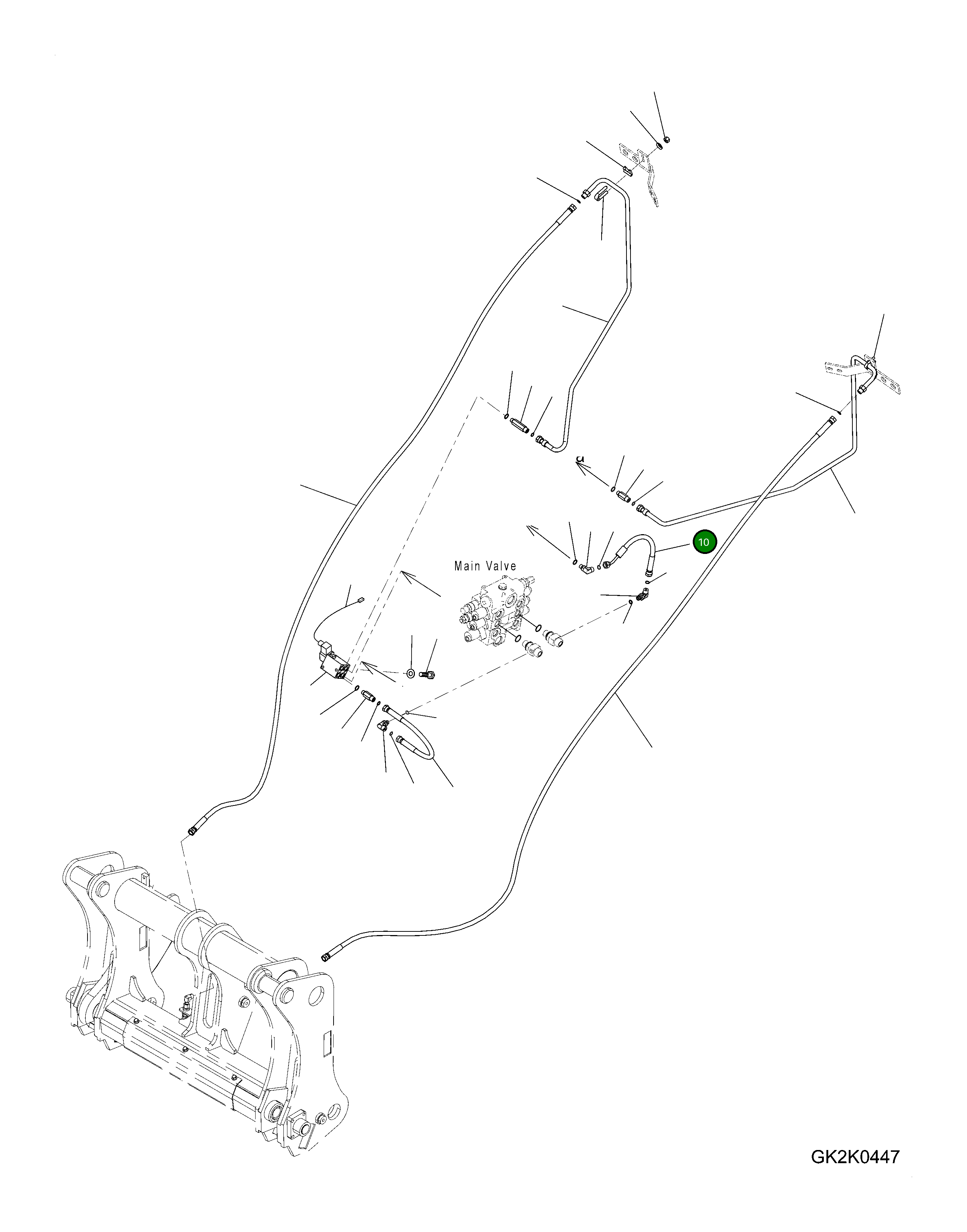 Шланг 418-879-3470 Komatsu