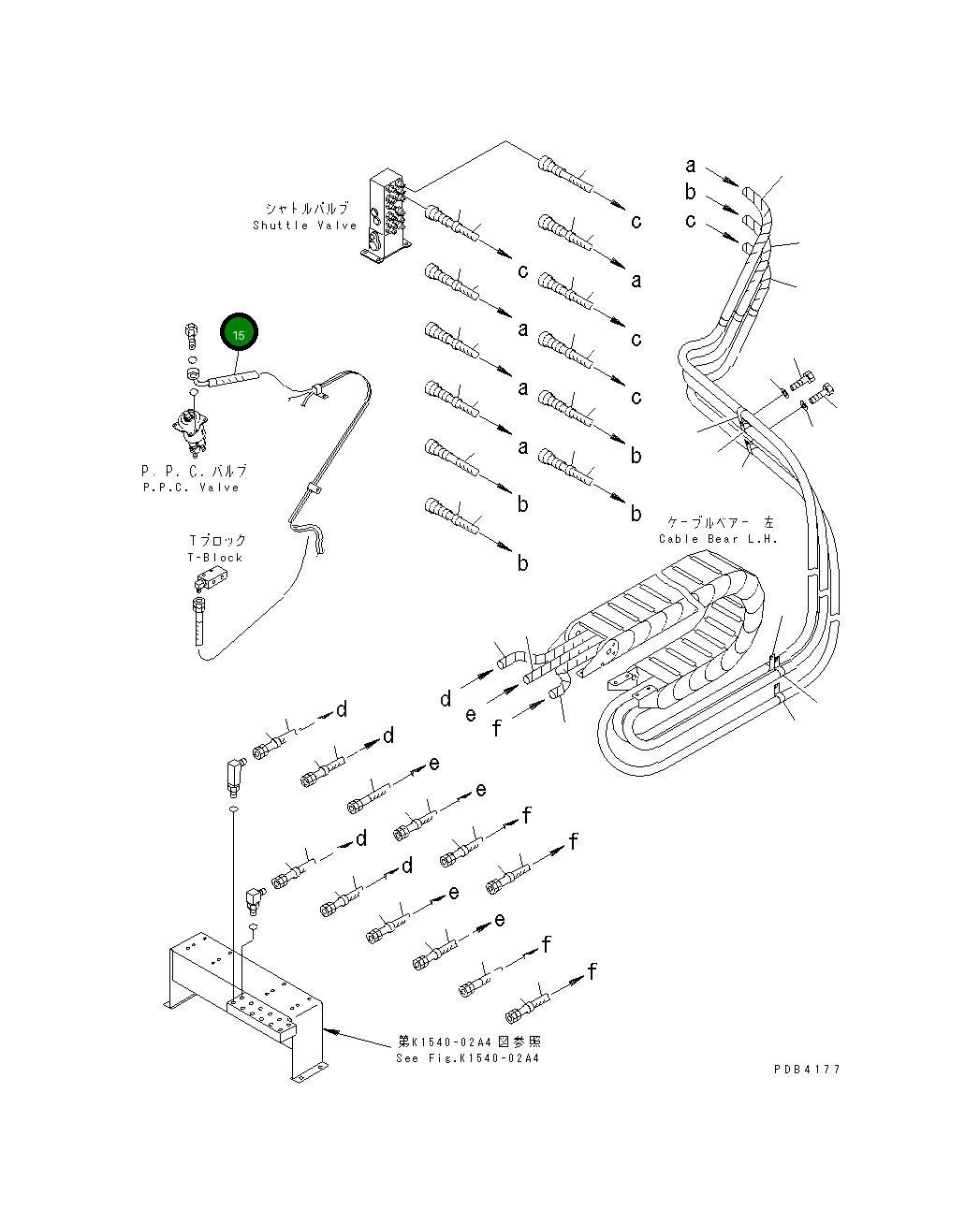 Шланг KV-F230-2880 Komatsu