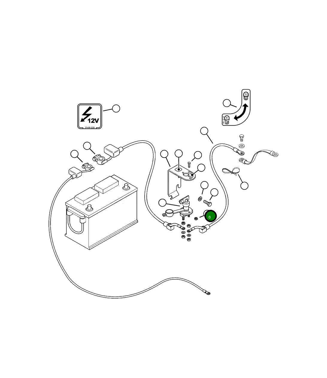 Гайка 01549-00606 Komatsu
