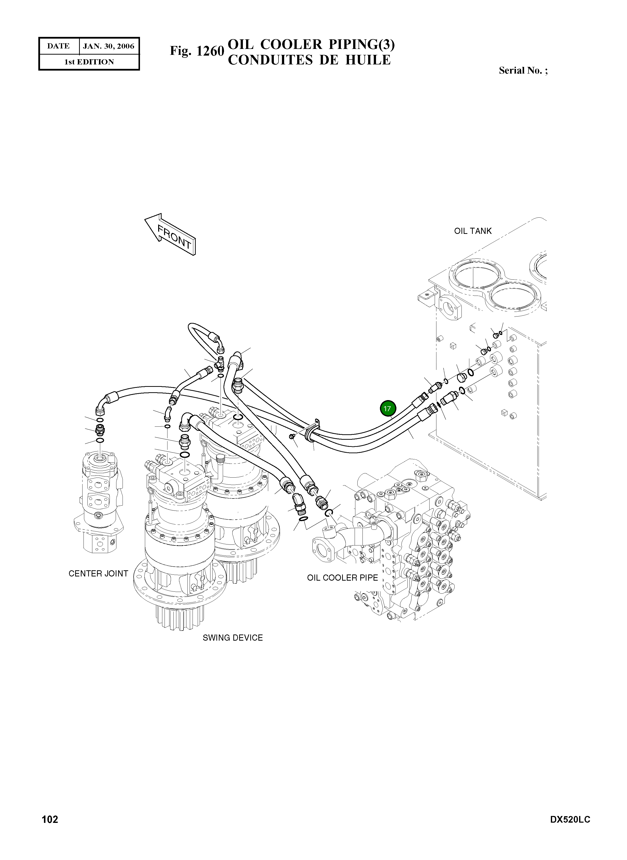 Шланг DS2055825 Komatsu