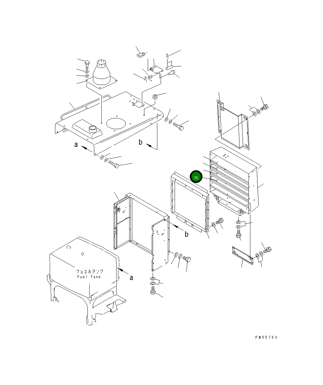 Тканевый элемент 234-54-48740 Komatsu