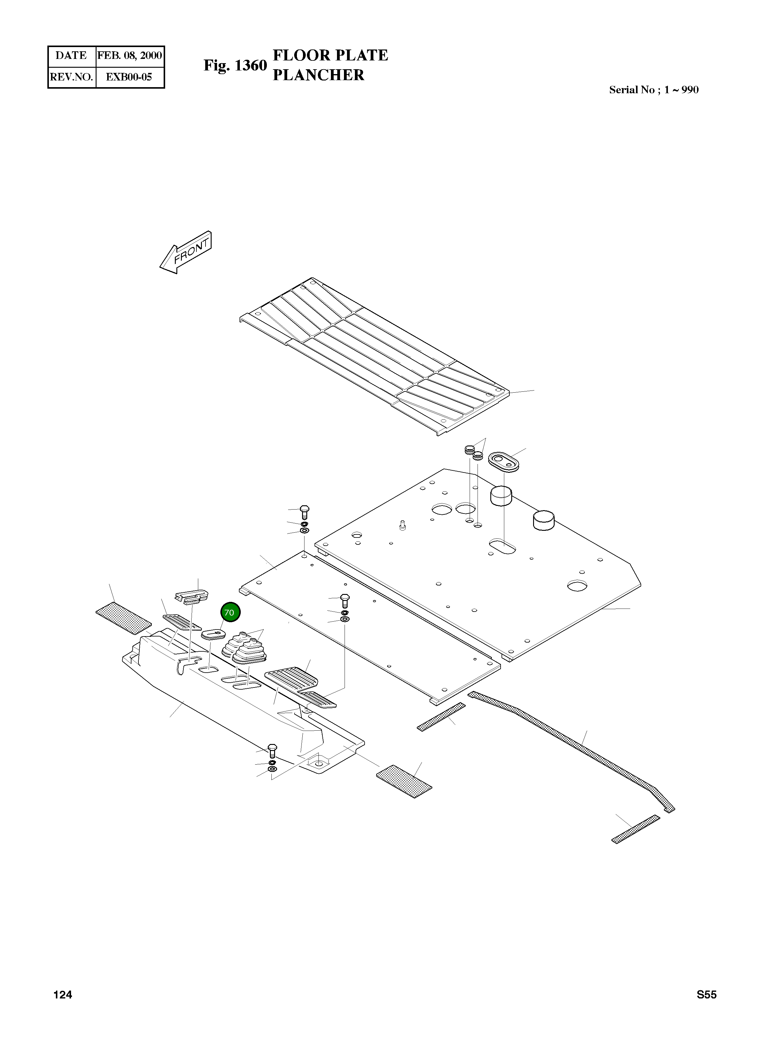 Втулка 2160-1318 Komatsu