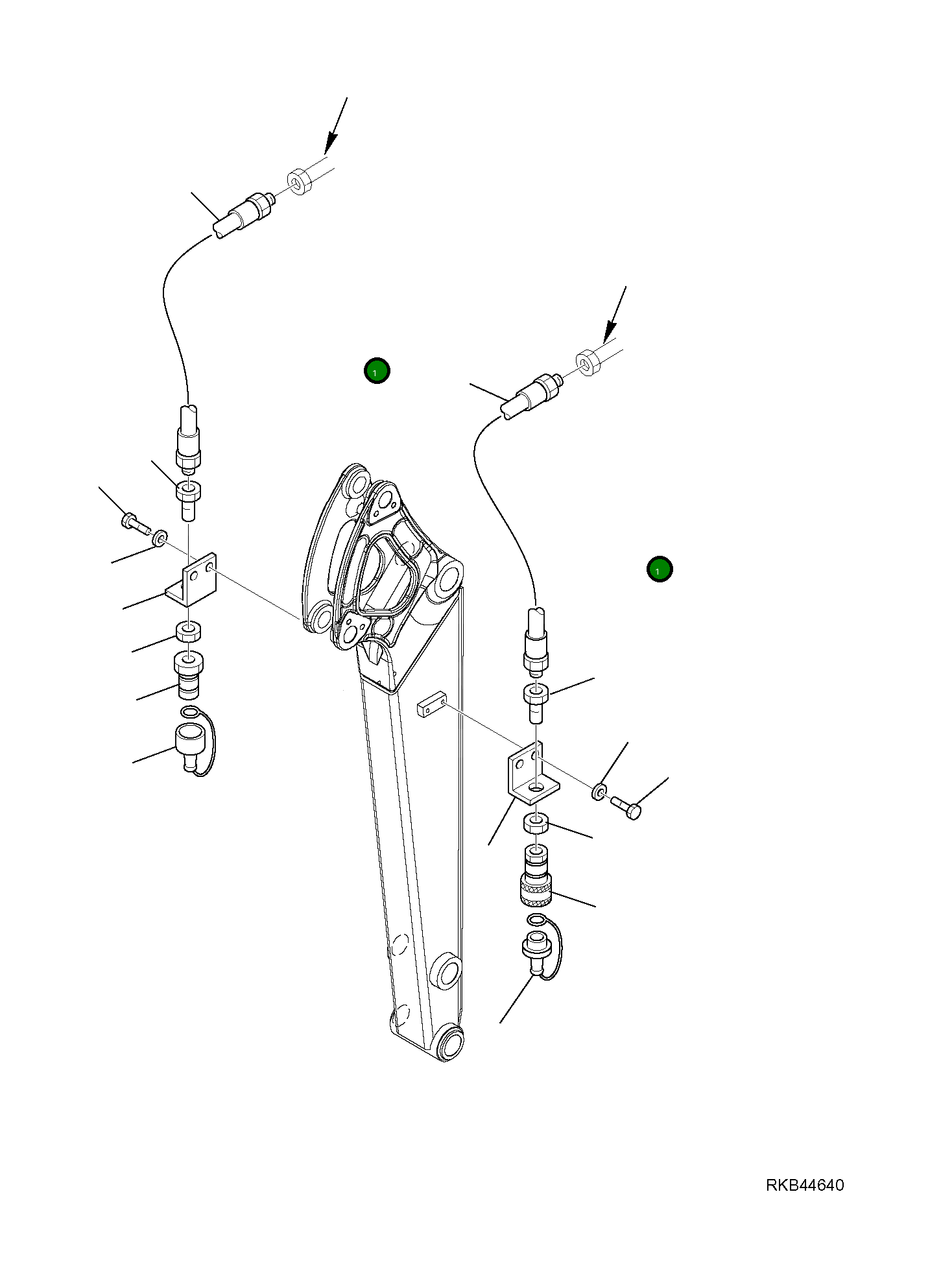 Шланг 22L-973-R551 Komatsu