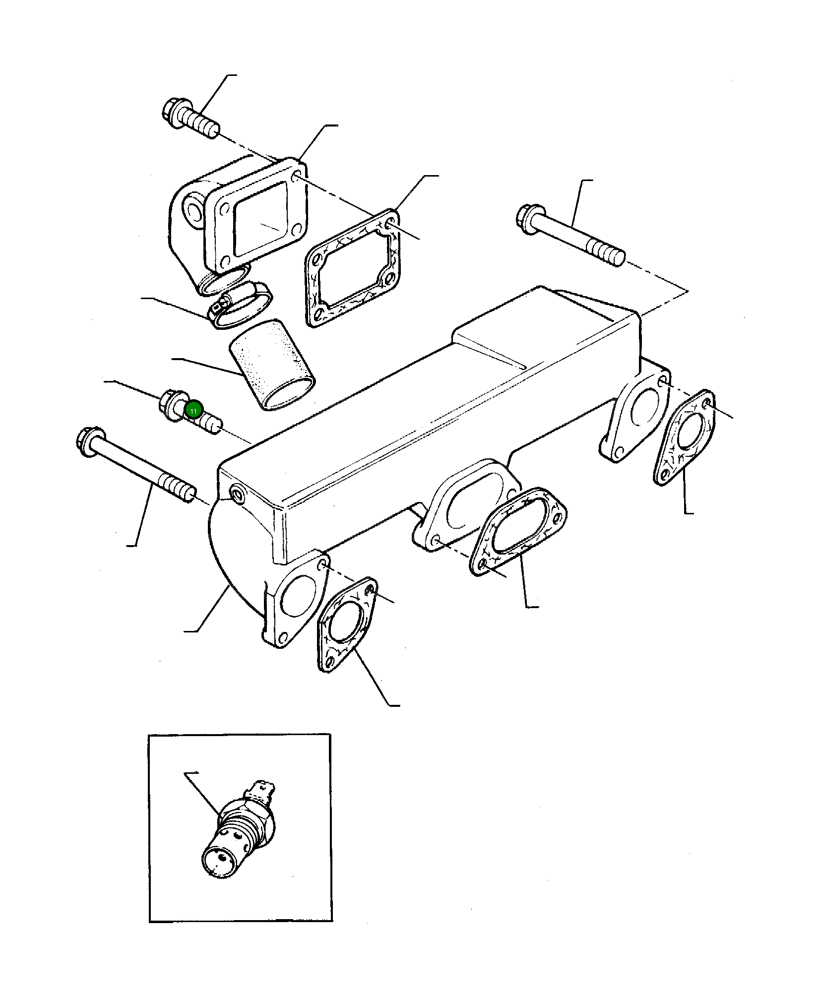 Шланг P3383E003 Komatsu