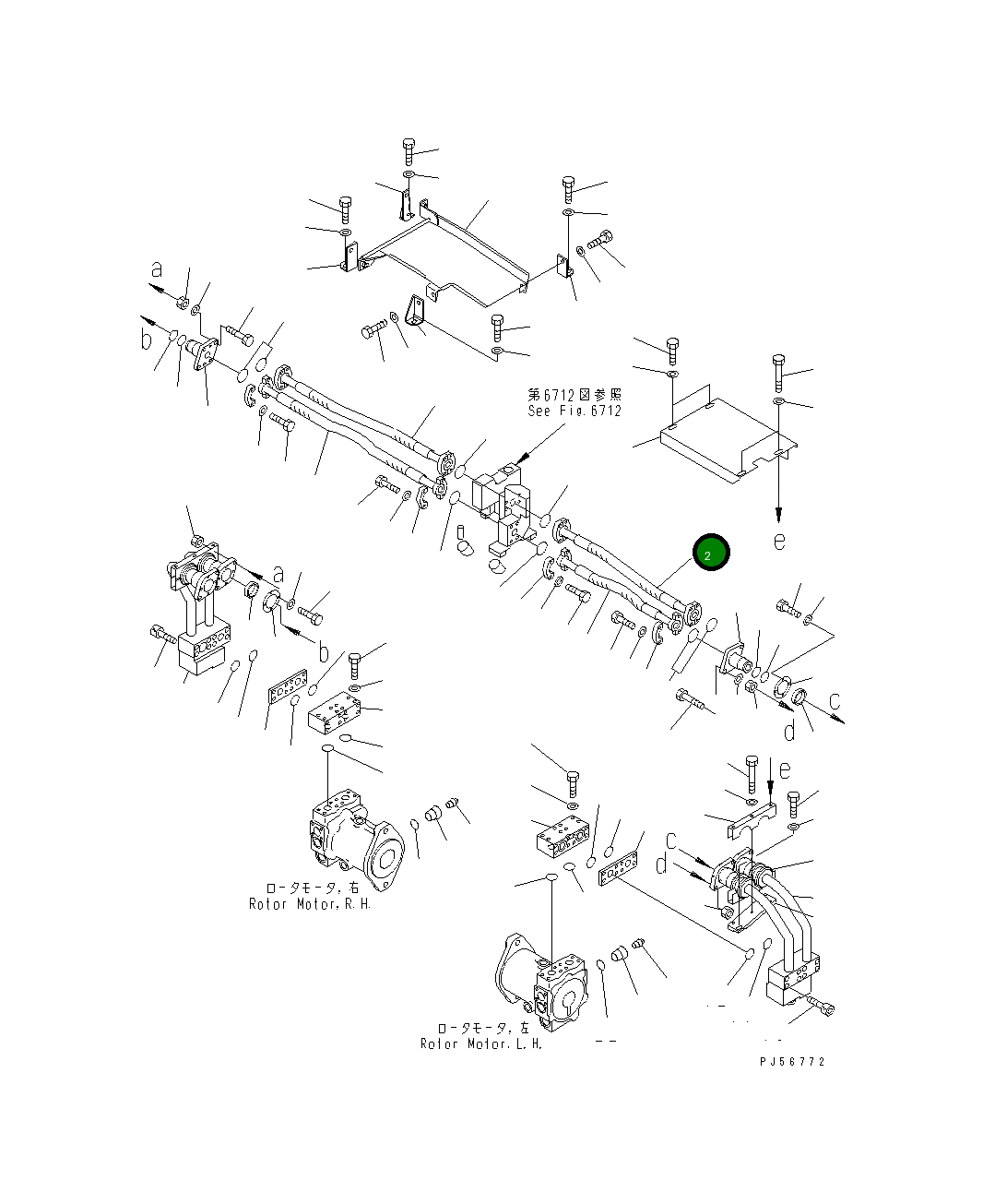 Шланг 262-60-78580 Komatsu