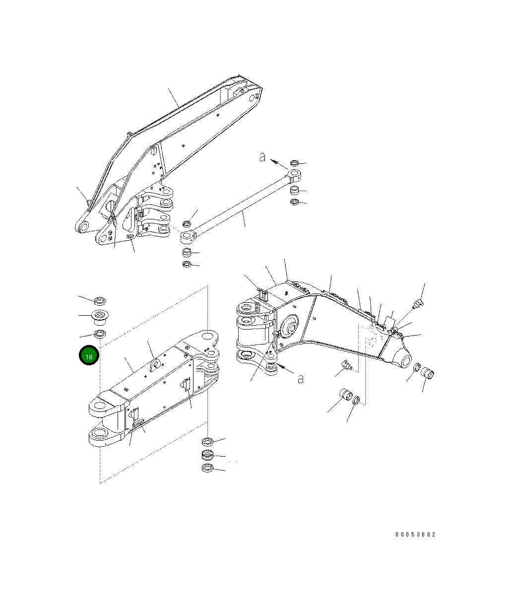 Втулка 208-70-64780 Komatsu