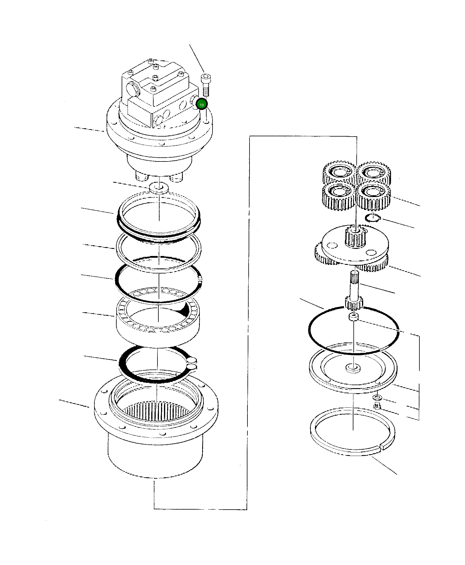 Винт 843200034 Komatsu