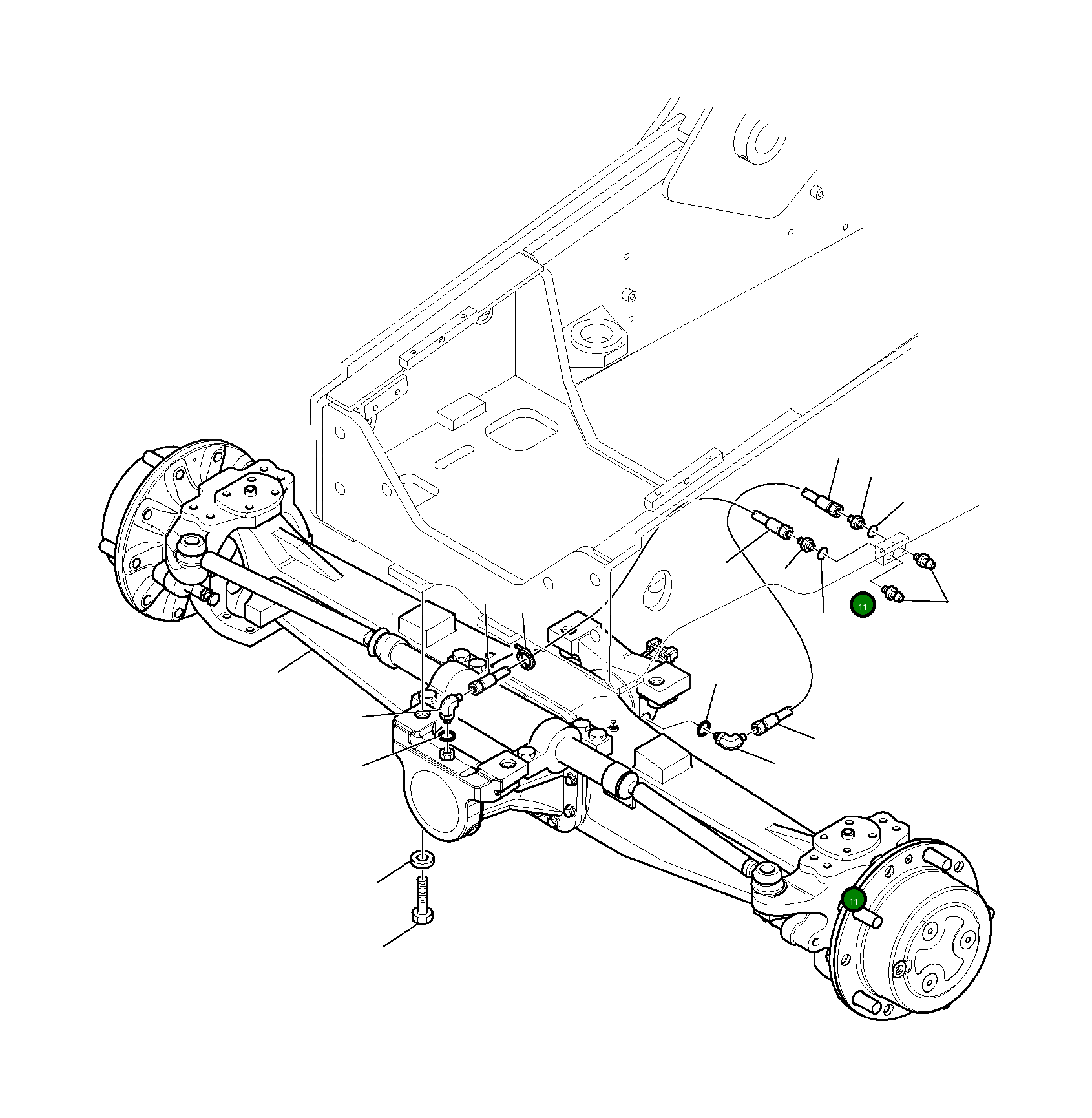 Шланг 42N-62-16860 Komatsu