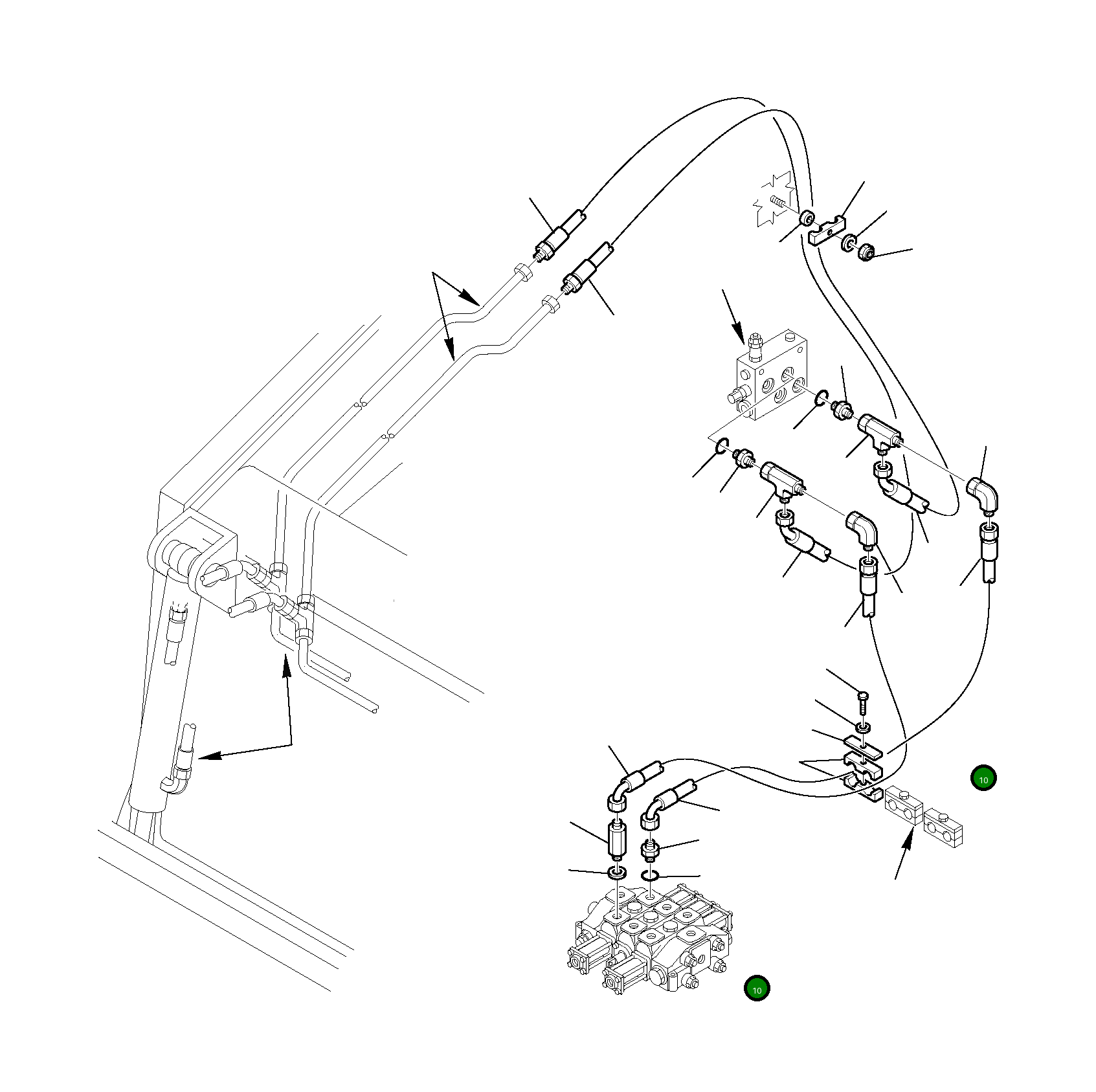 Шланг 392378047 Komatsu