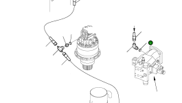 Шланг 21D-09-91620 Komatsu