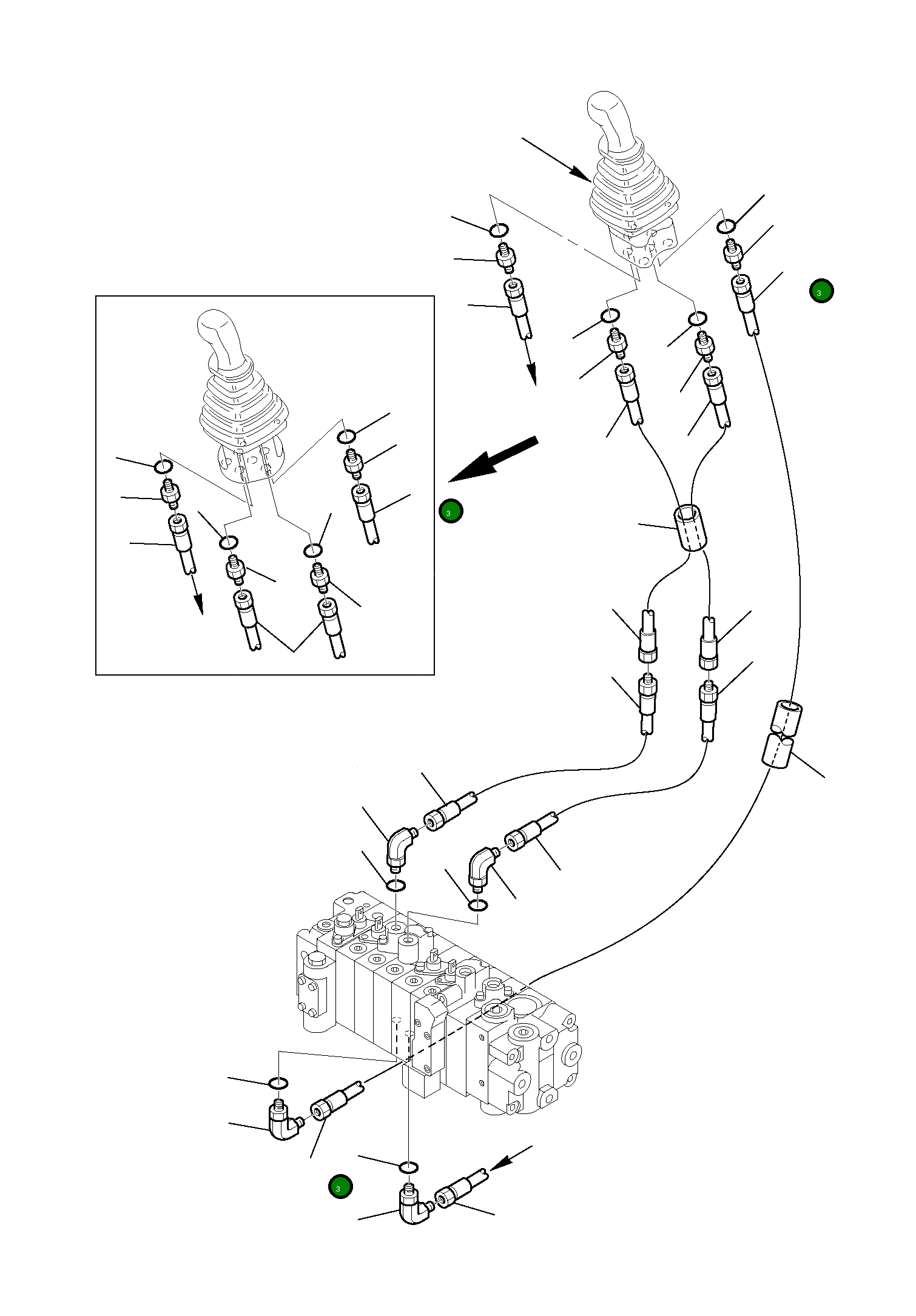 Шланг 392363073 Komatsu