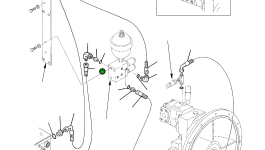 Шланг 21D-09-97650 Komatsu