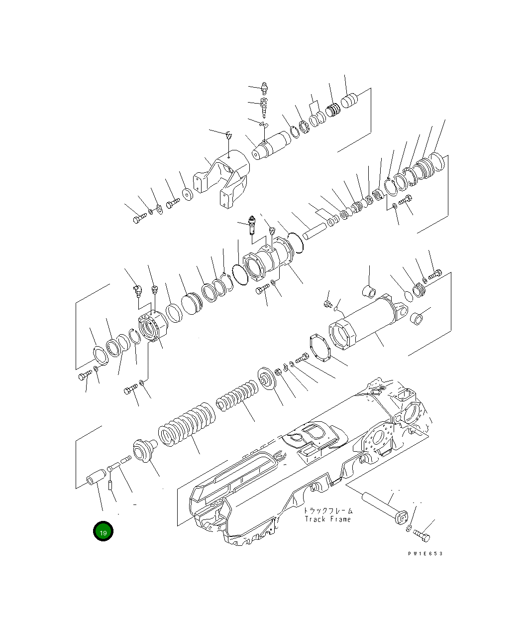 Втулка 19M-30-14290 Komatsu