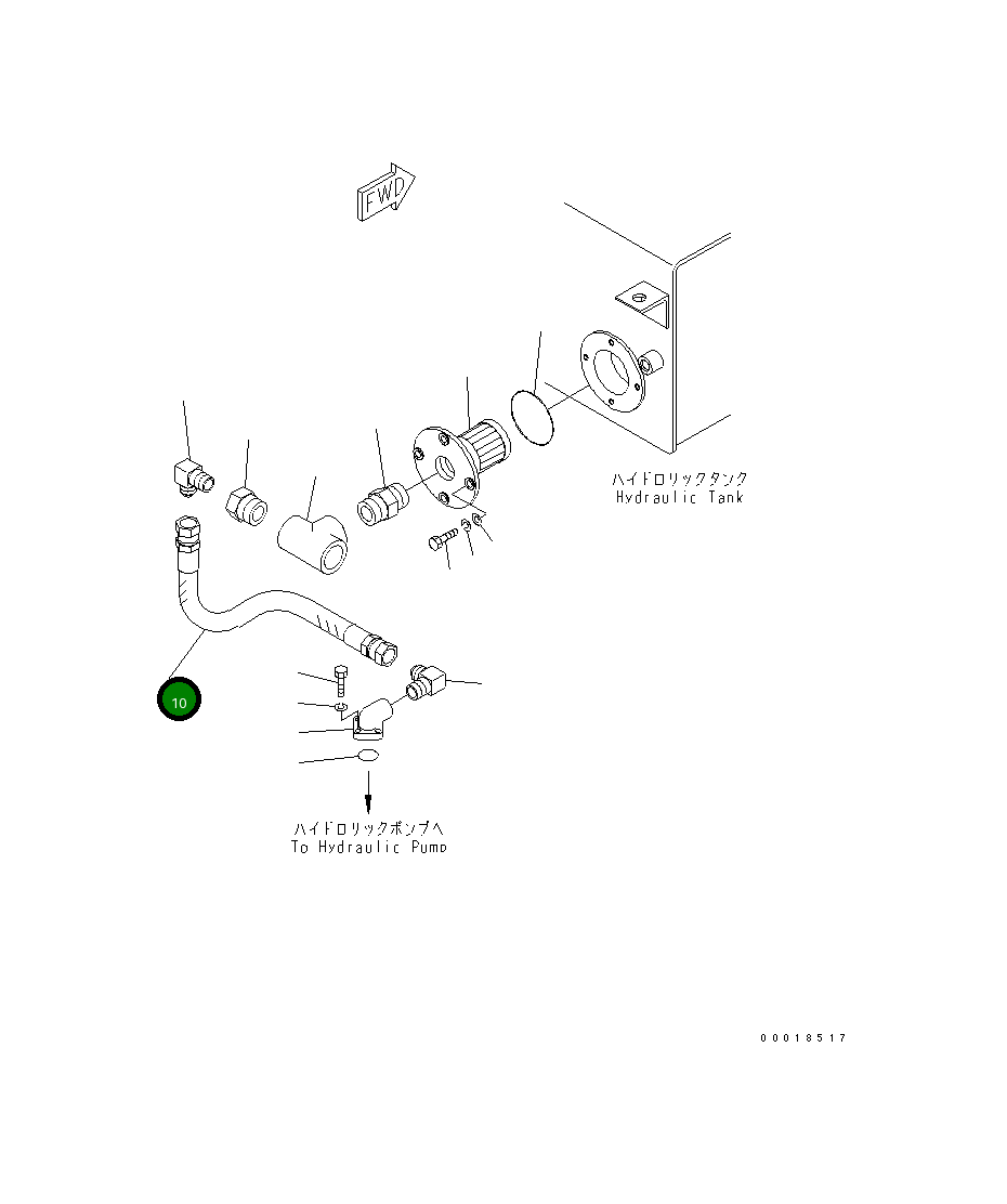 Шланг 267-97-50418 Komatsu