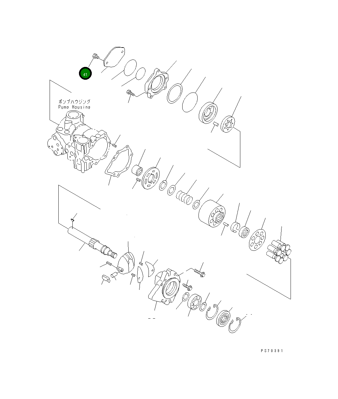 Винт 258-81-22840 Komatsu