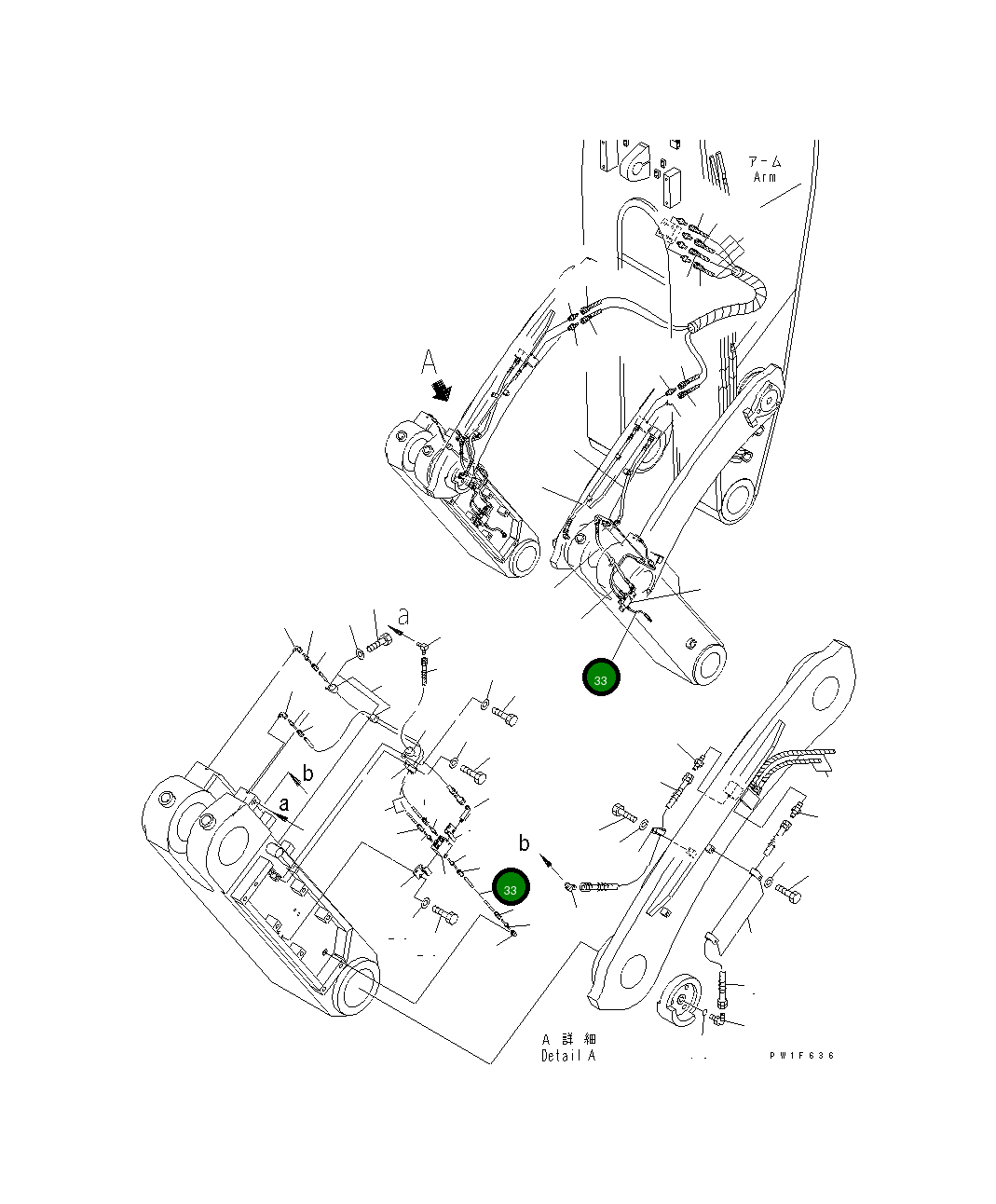 Шланг 21T-68-68450 Komatsu
