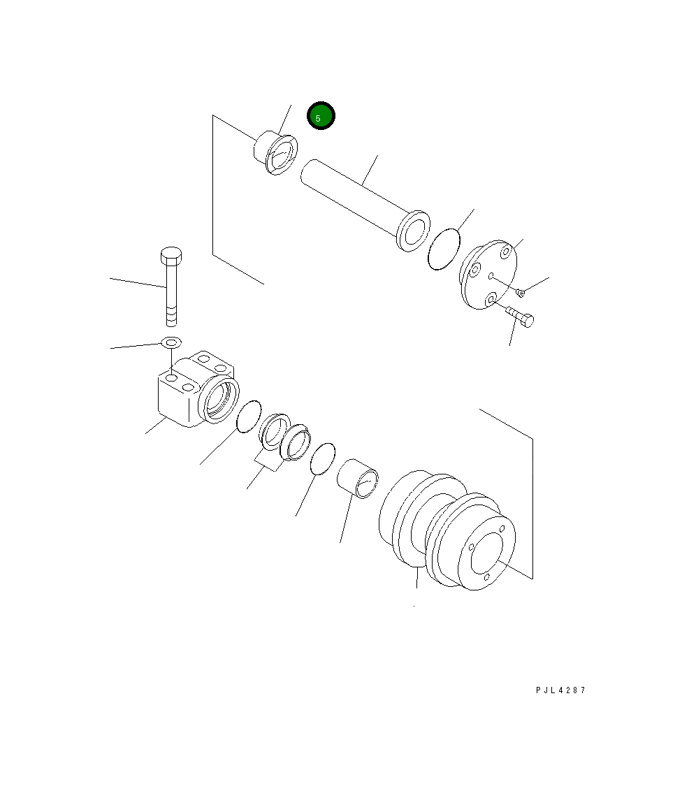 Втулка 22U-30-25150 Komatsu