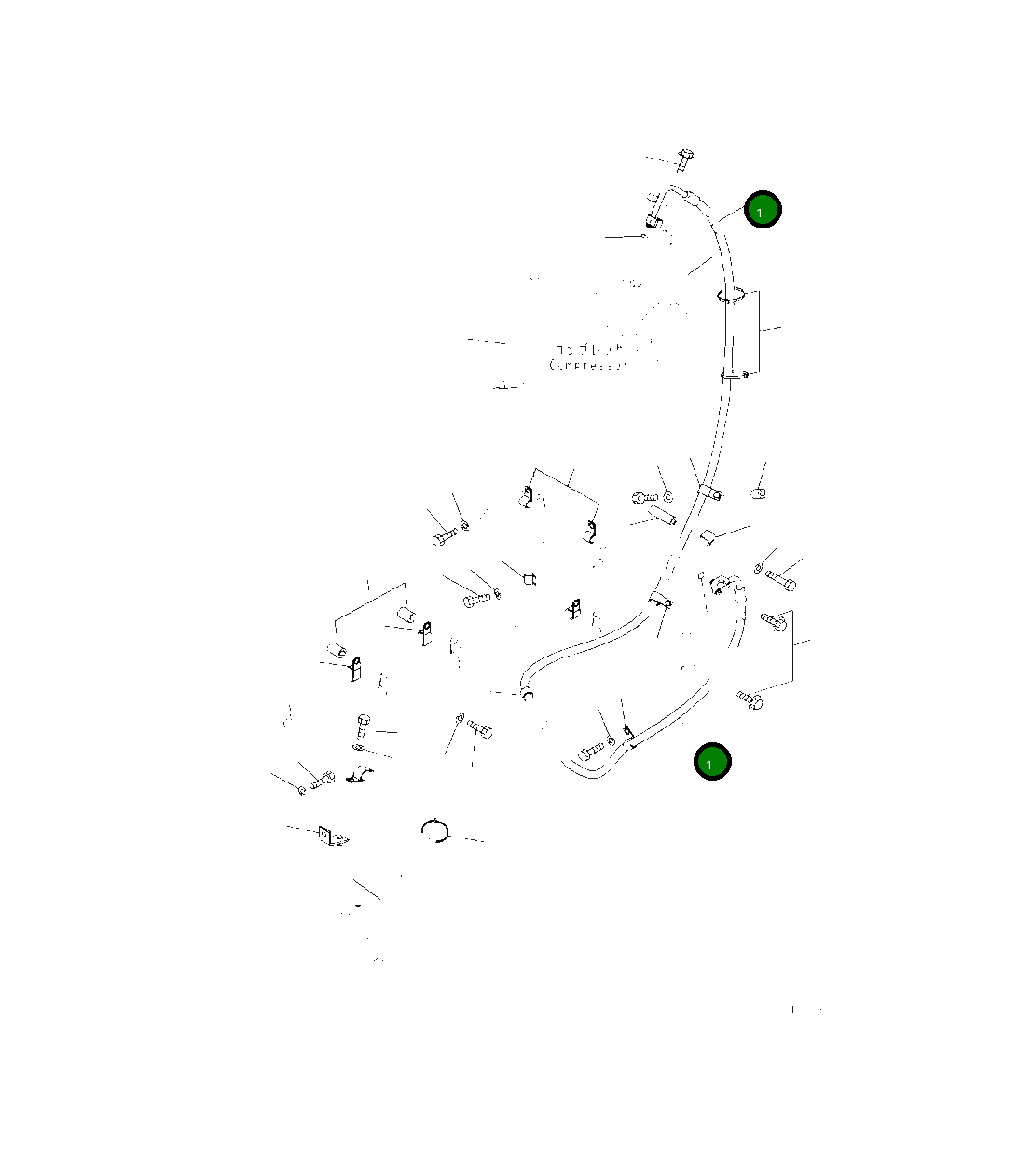 Шланг 2A5-979-1860 Komatsu