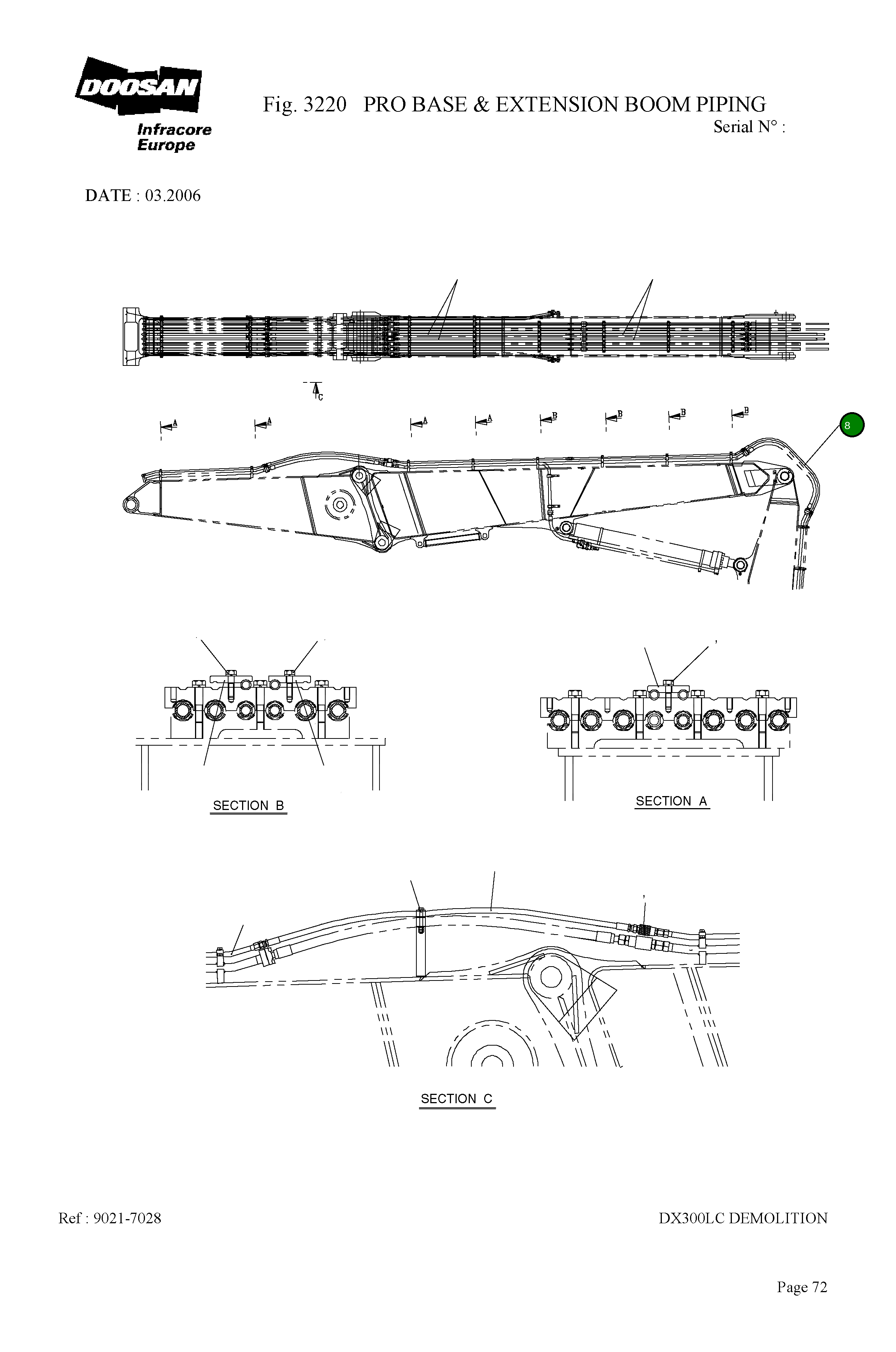 Шланг 9184-1010D64 Komatsu