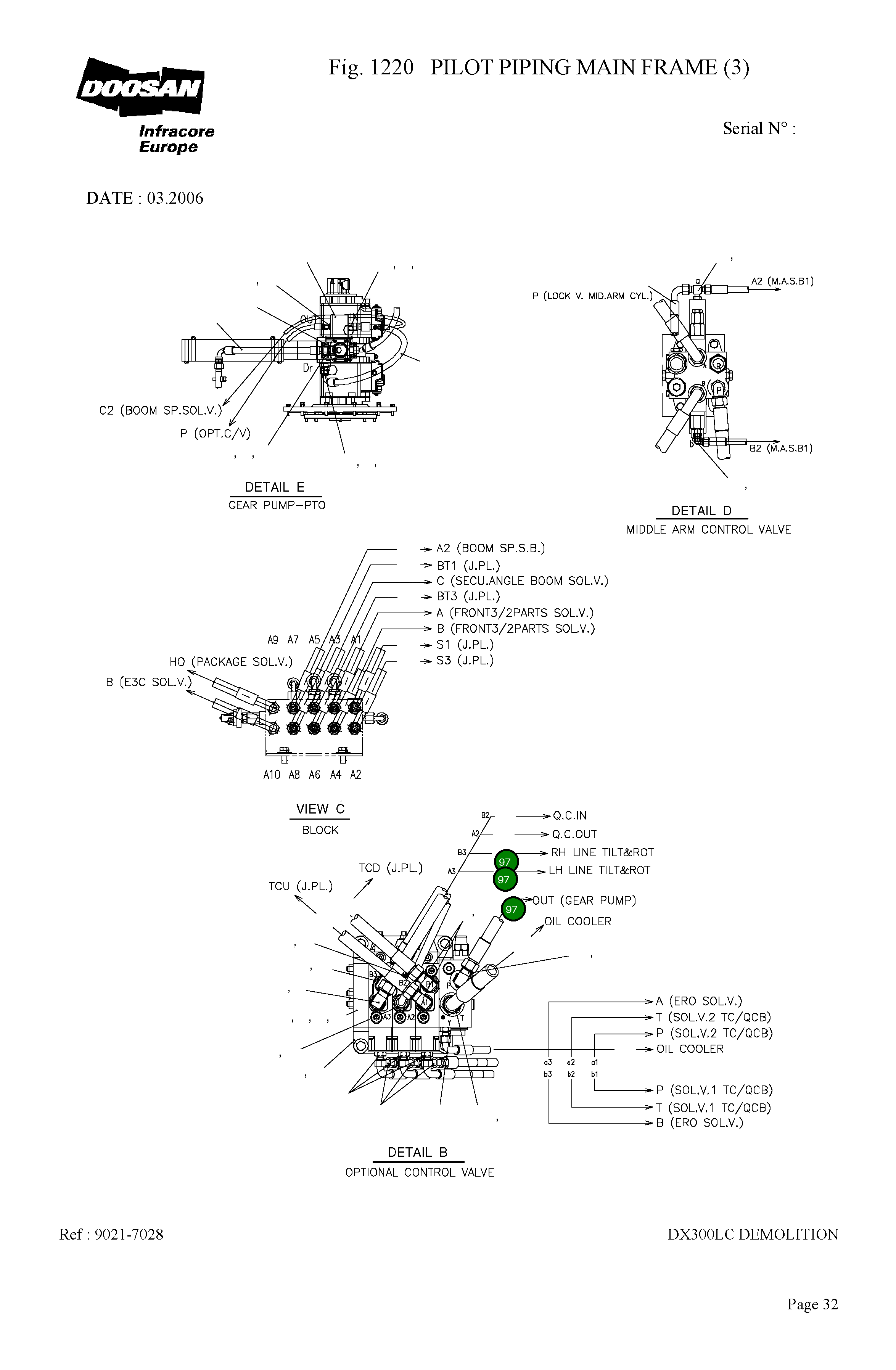 Шланг 9184-1010D201 Komatsu