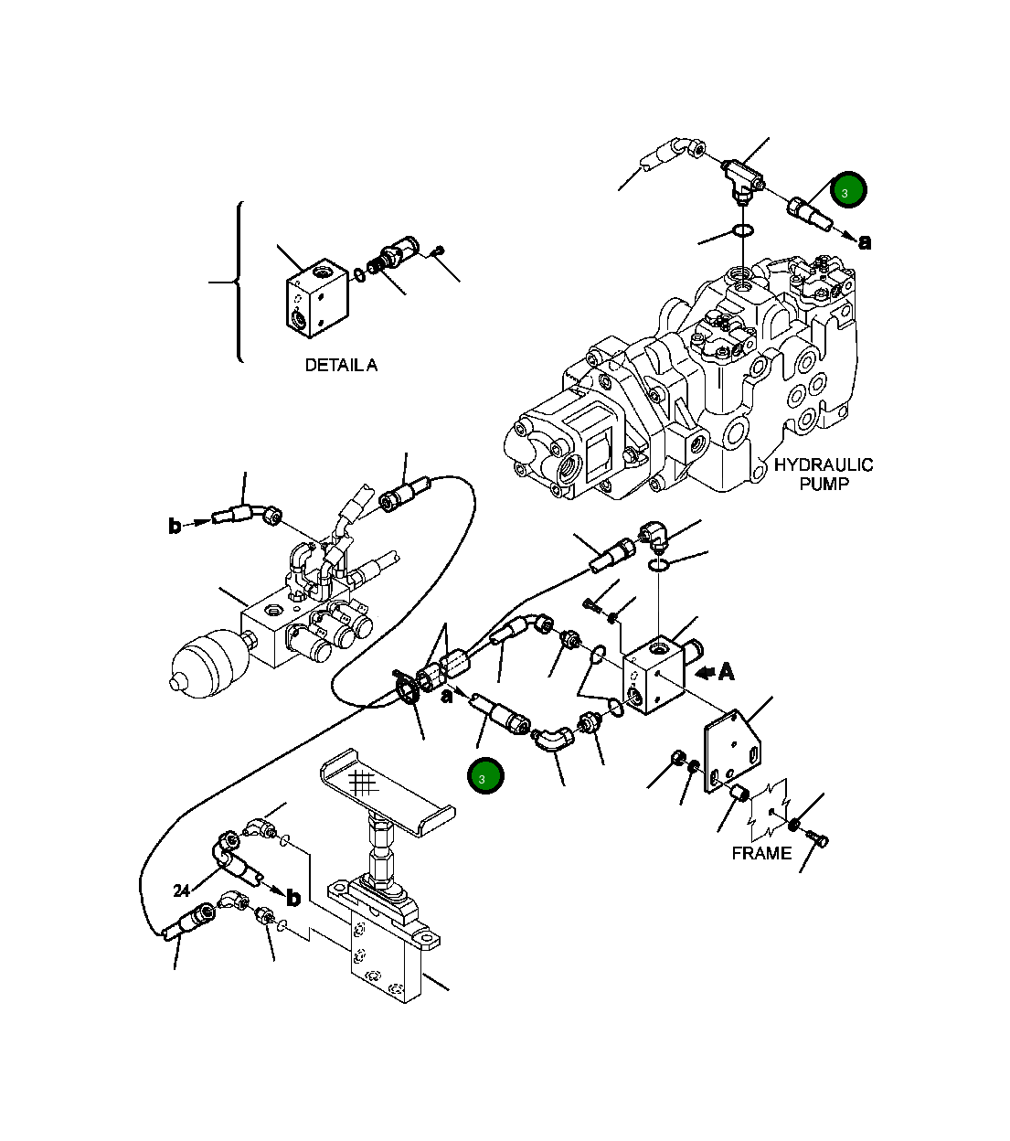 Шланг Y3923-68110 Komatsu