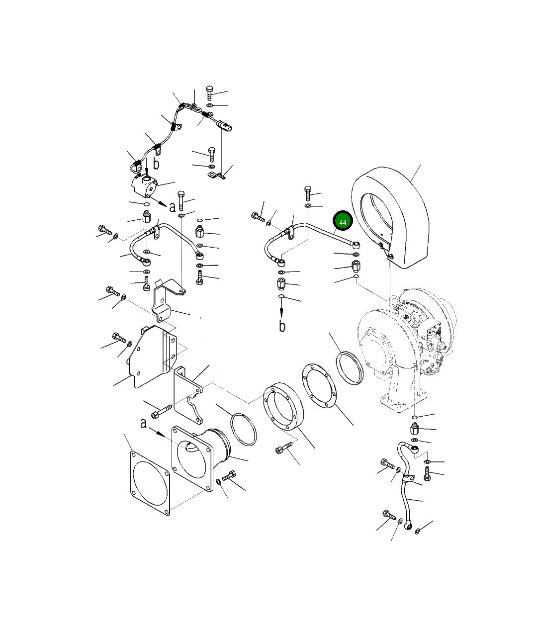 Шланг 6262-61-9520 Komatsu