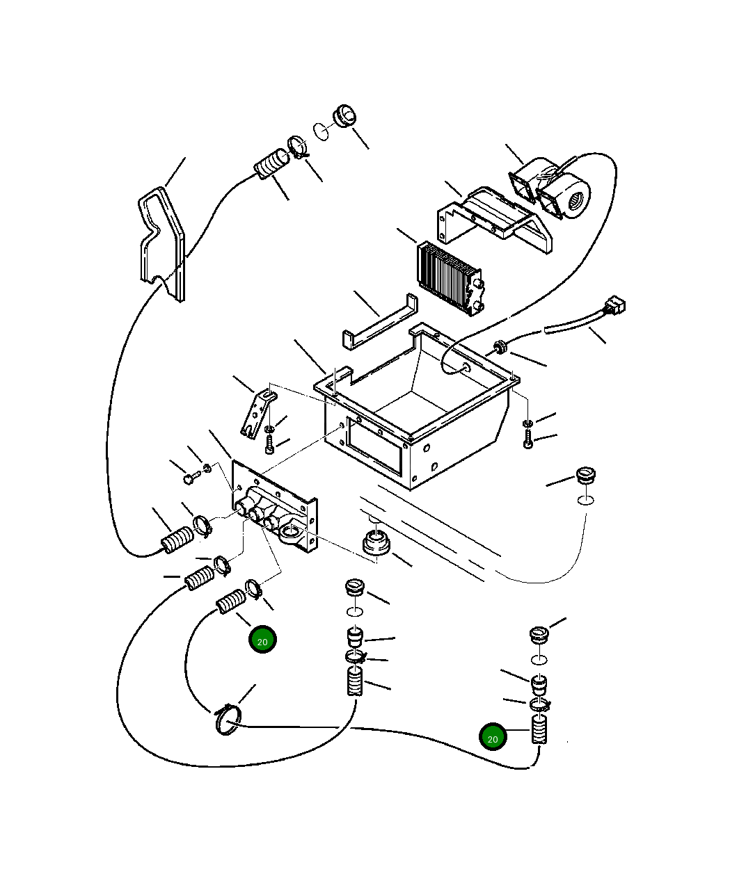 Шланг 888011057 Komatsu