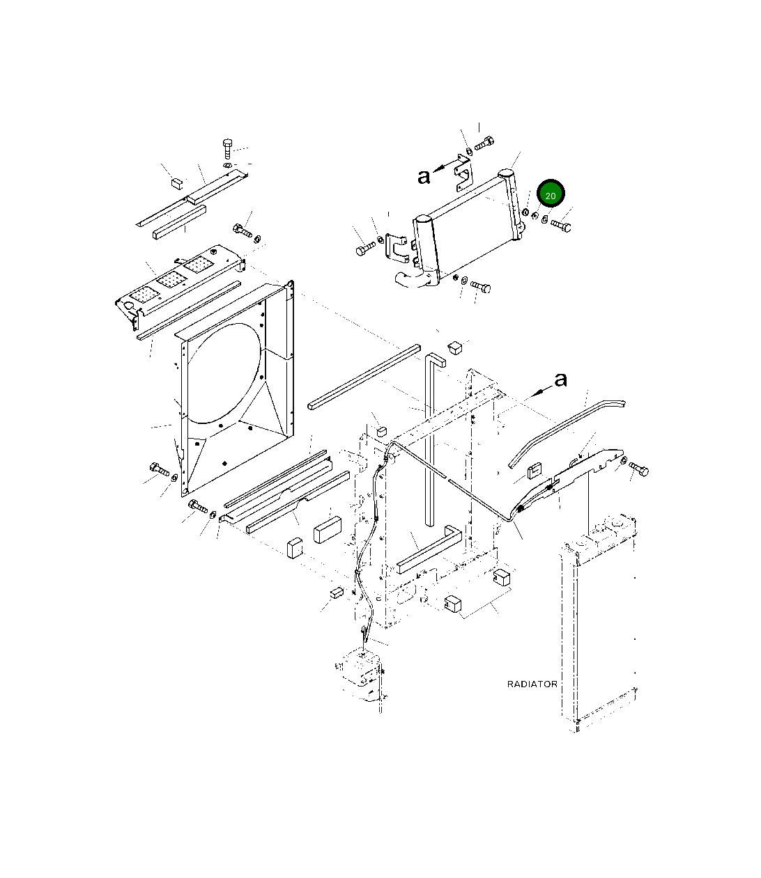 Втулка 208-03-41580 Komatsu