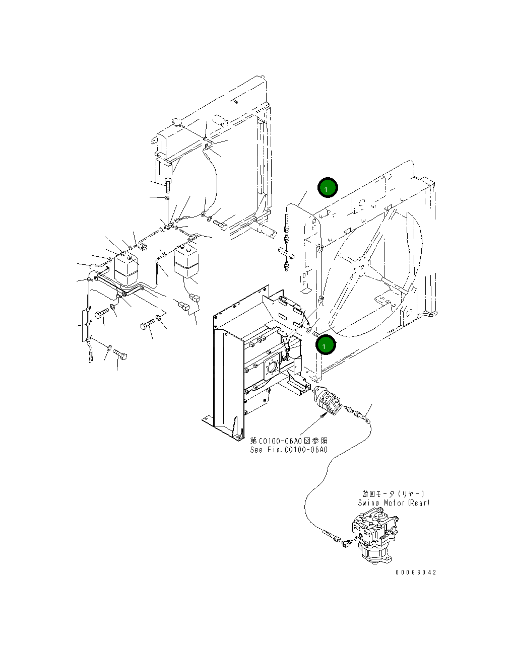 Шланг 21N-03-37180 Komatsu