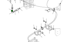 Шланг 21W-62-R1540 Komatsu