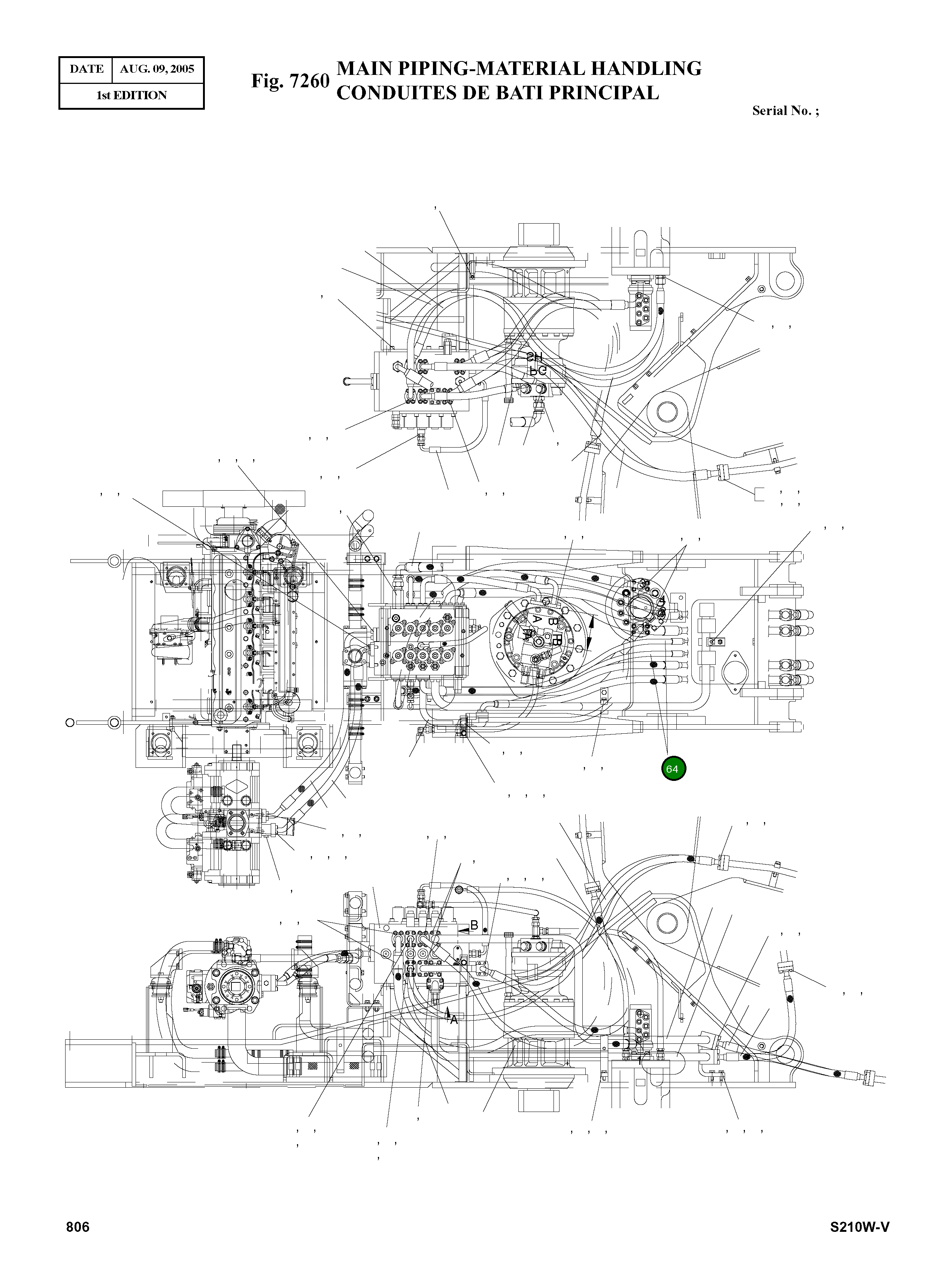 Шланг 9184-1012D139 Komatsu