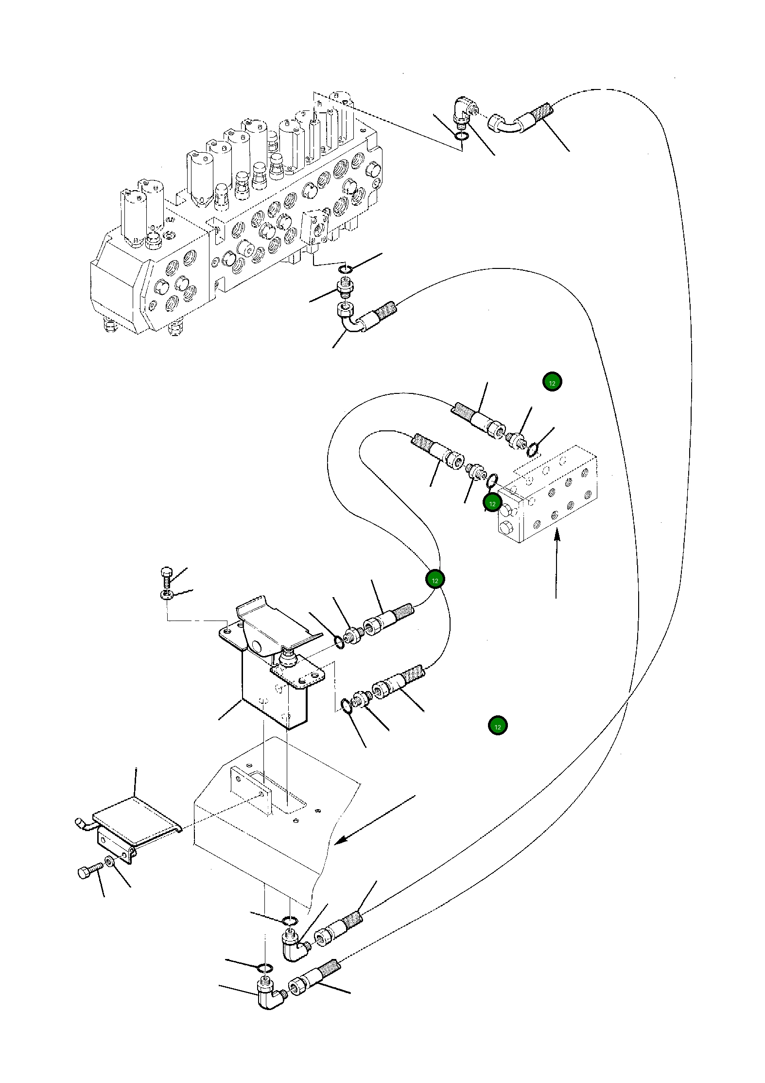 Шланг 21D-09-97150 Komatsu
