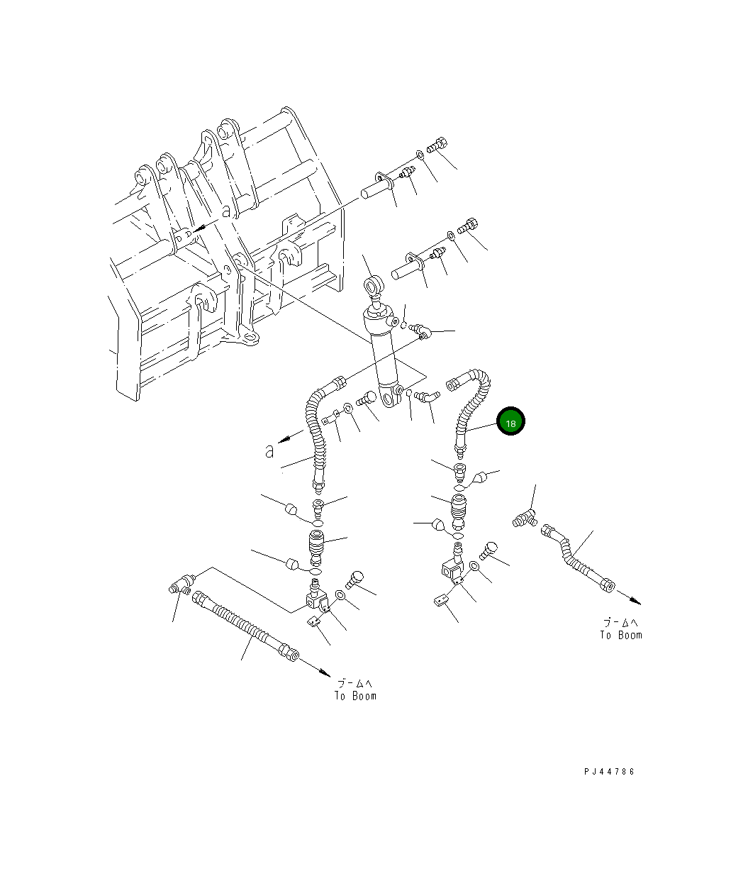 Шланг 41H-914-1220 Komatsu