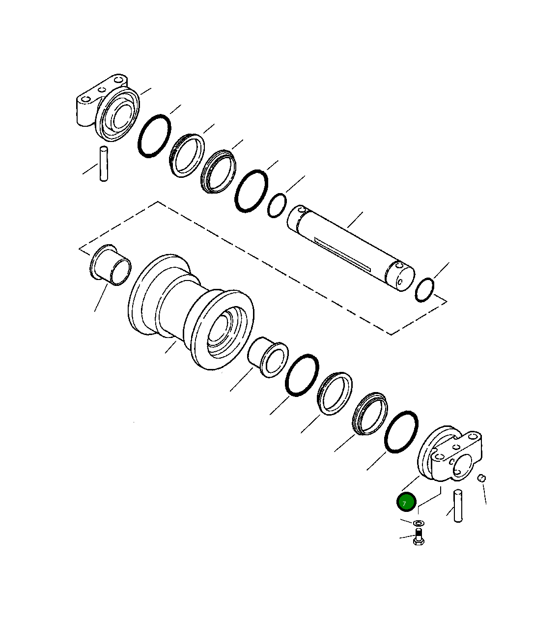 Втулка 20Y-30-28301 Komatsu