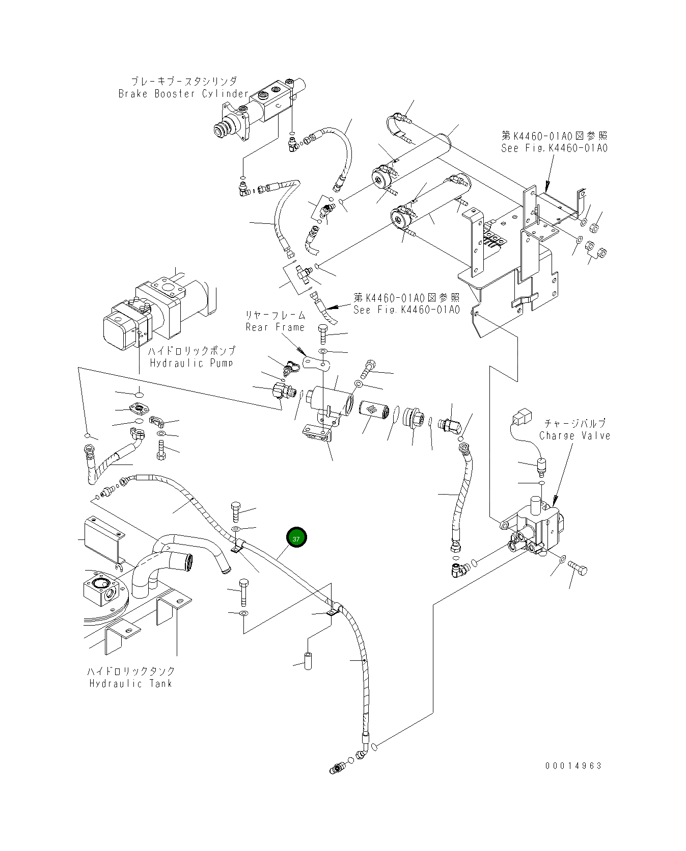 Шланг 418-43-37383 Komatsu