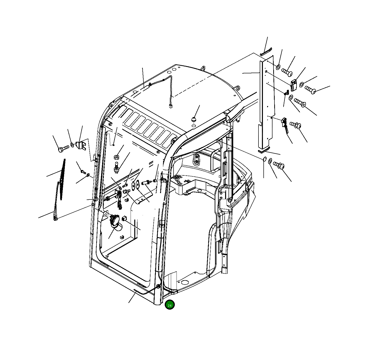 Винт 21W-54-R2310 Komatsu