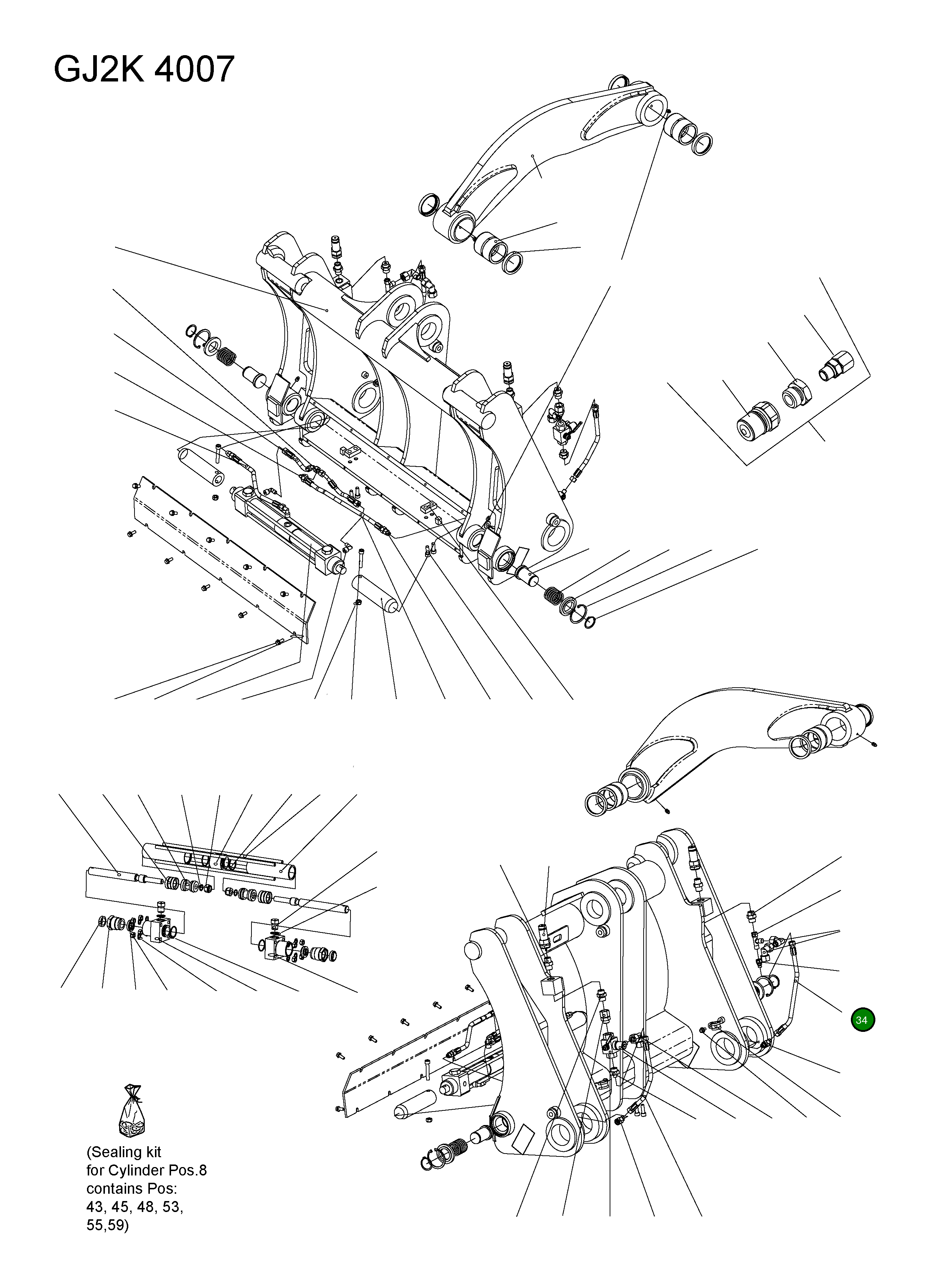 Шланг 42Y-72-H0P50 Komatsu