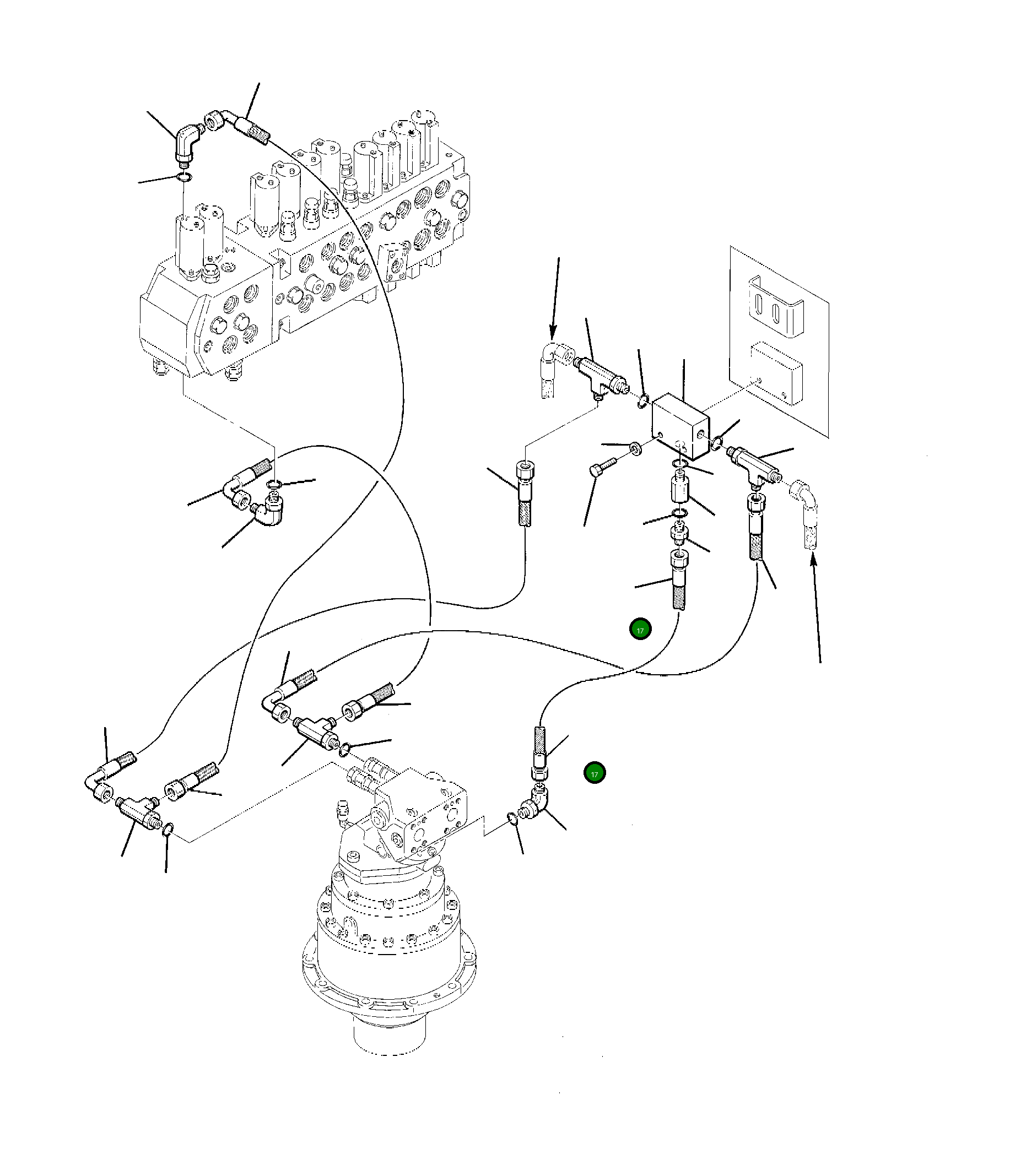 Шланг 21D-09-90110 Komatsu