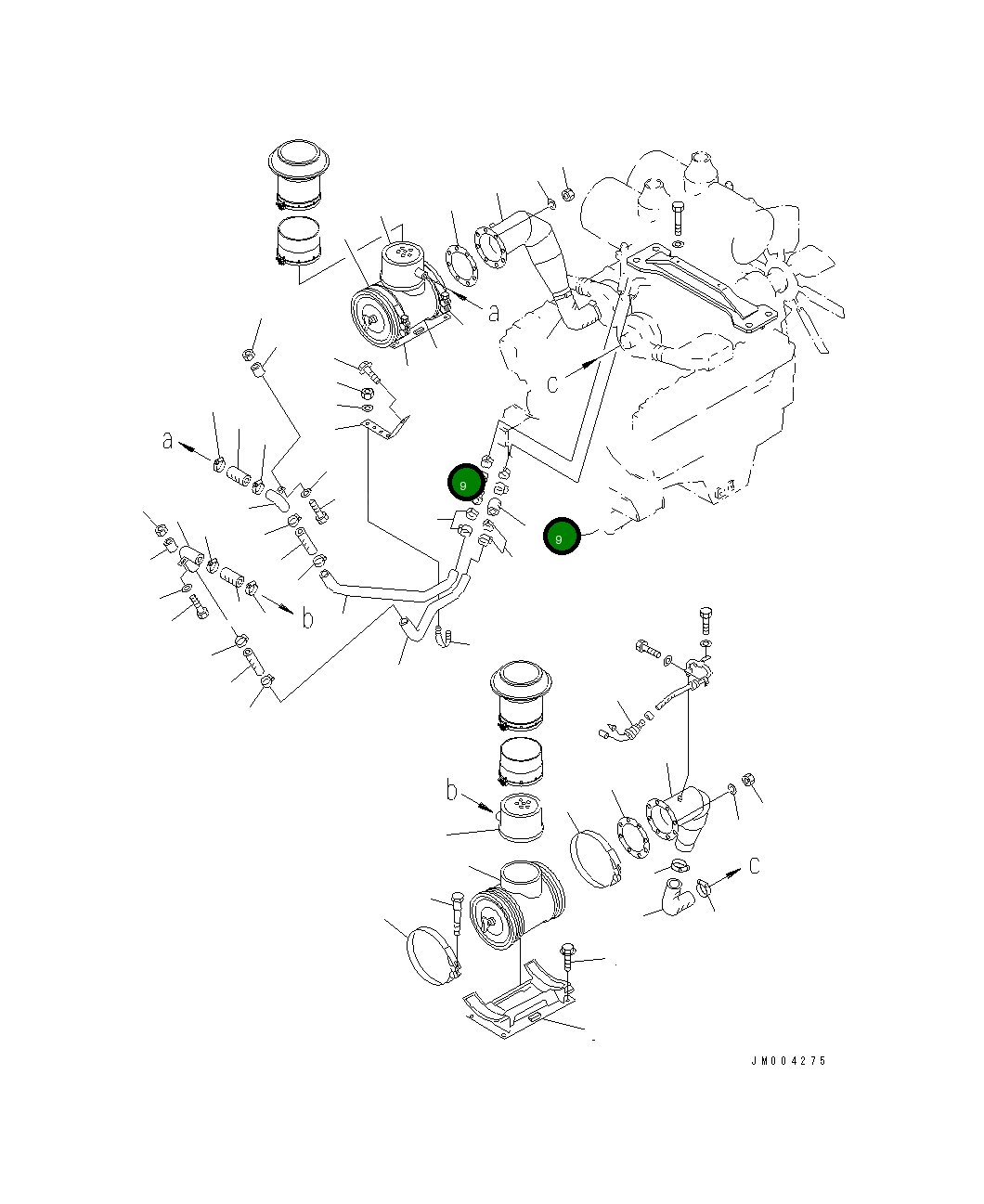 Шланг 427-01-11460 Komatsu