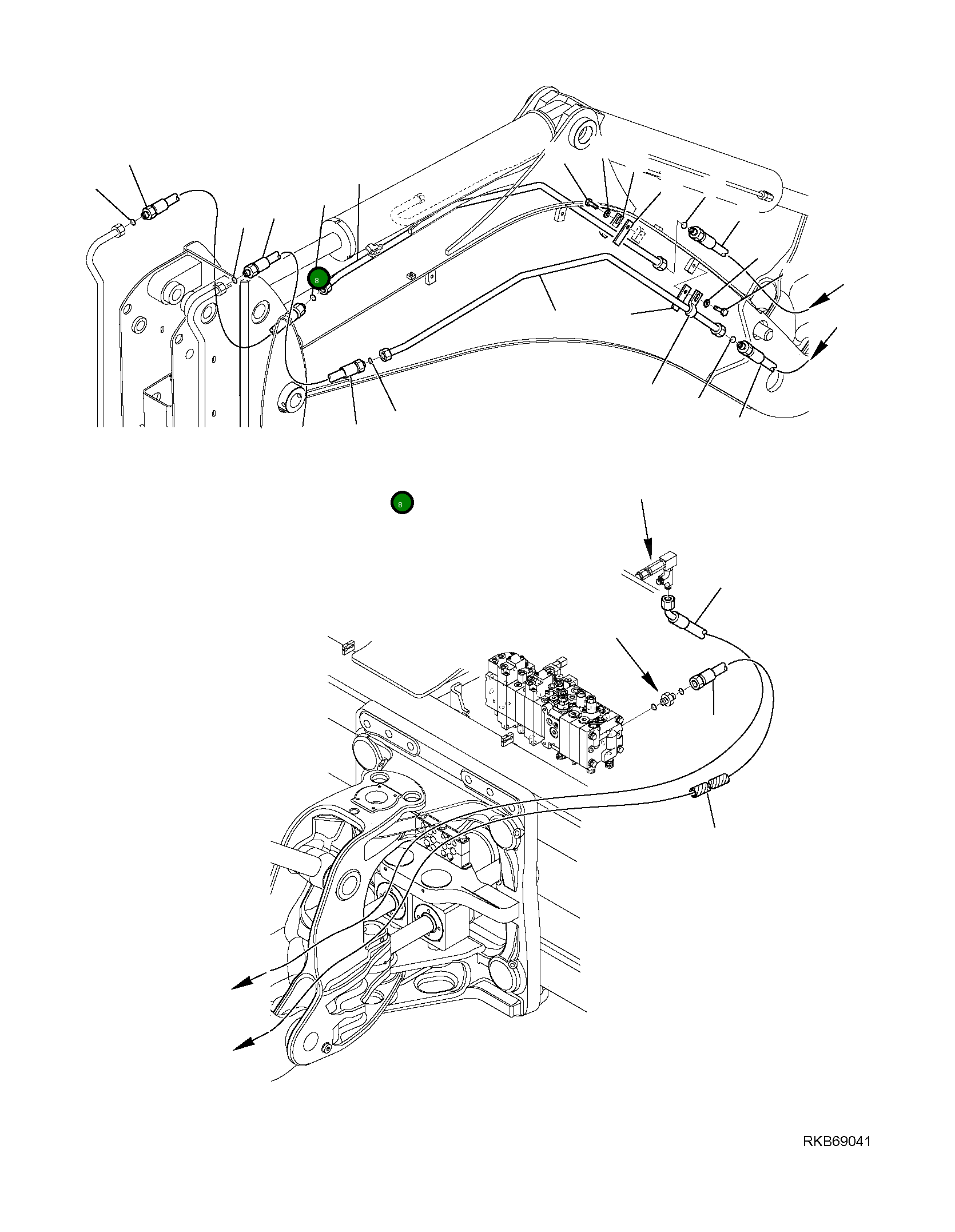 Шланг 42N-62-14540 Komatsu