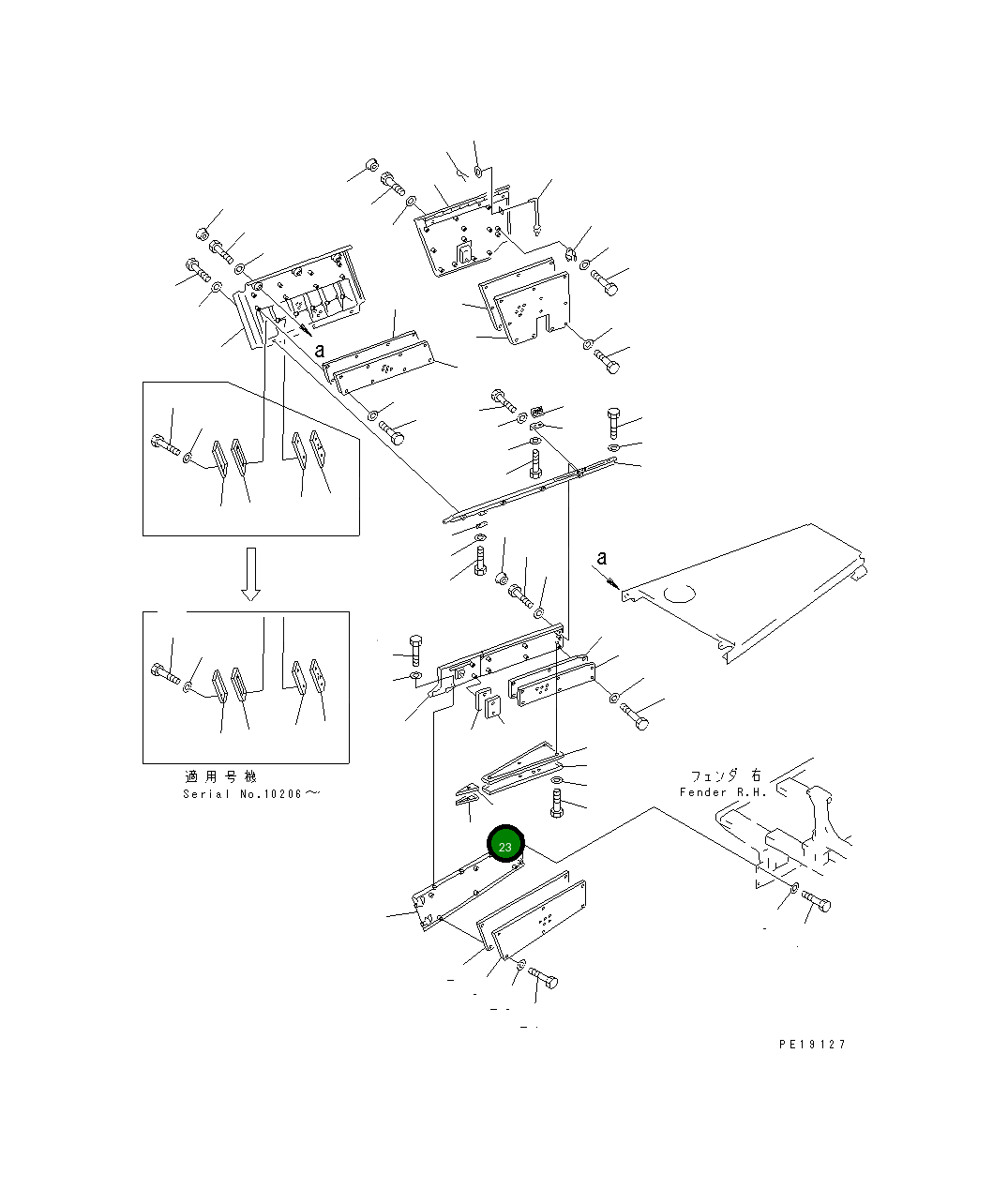 Тканевый элемент 17M-862-2820 Komatsu