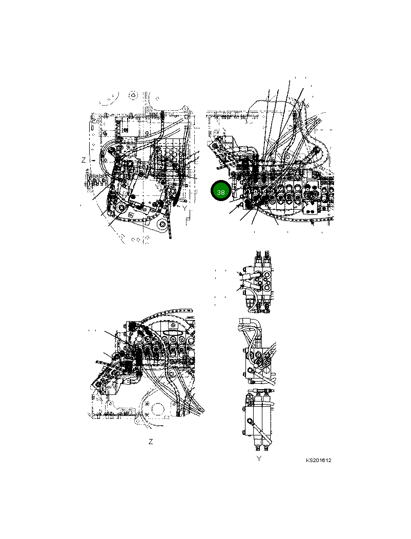 Шланг 22B-946-5380 Komatsu