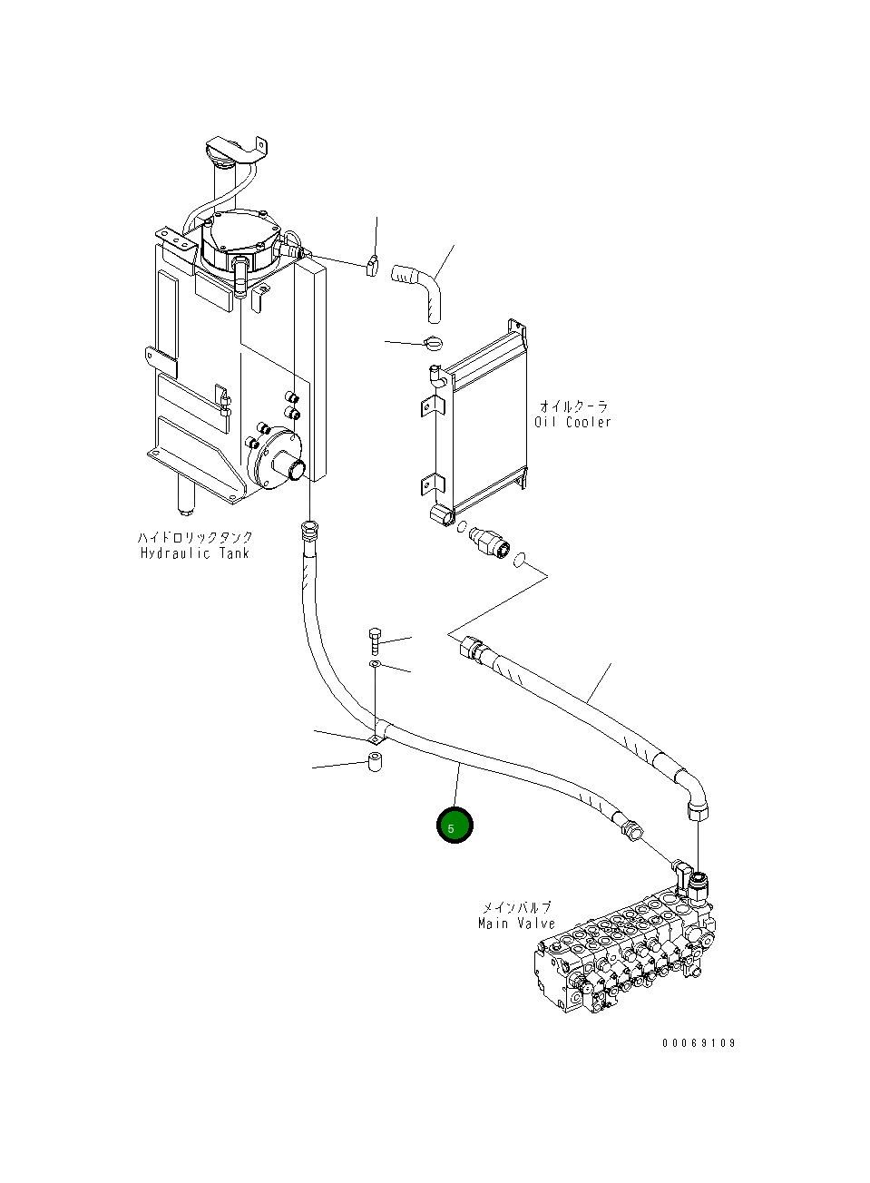 Шланг 22L-62-32280 Komatsu