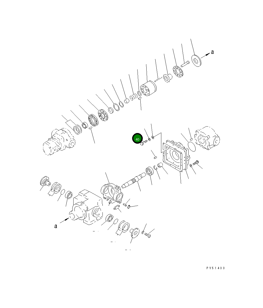 Винт 263-61-11650 Komatsu