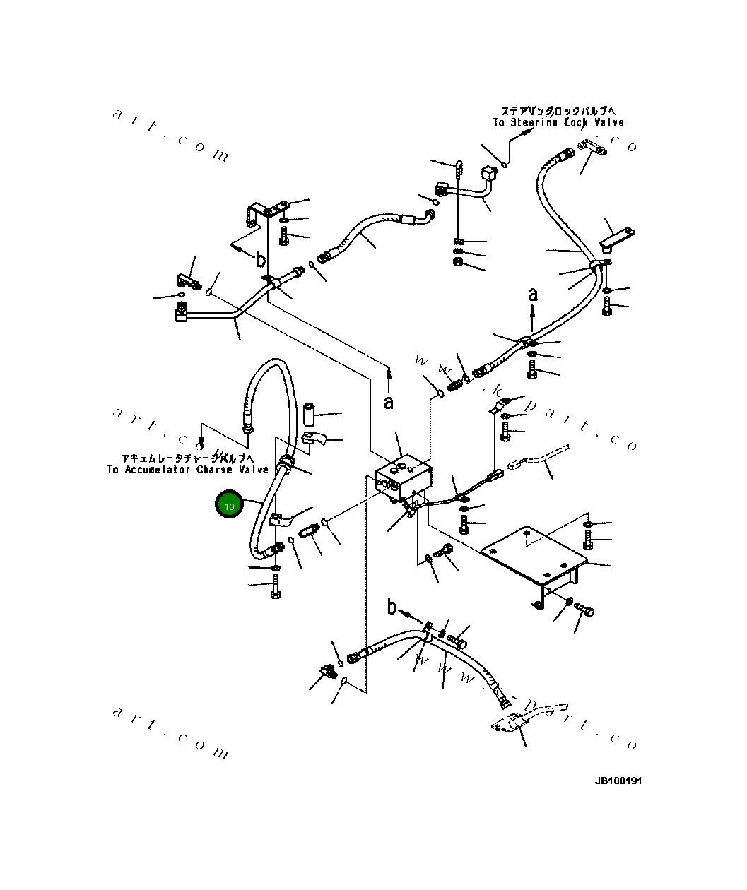 Шланг 425-62-51830 Komatsu