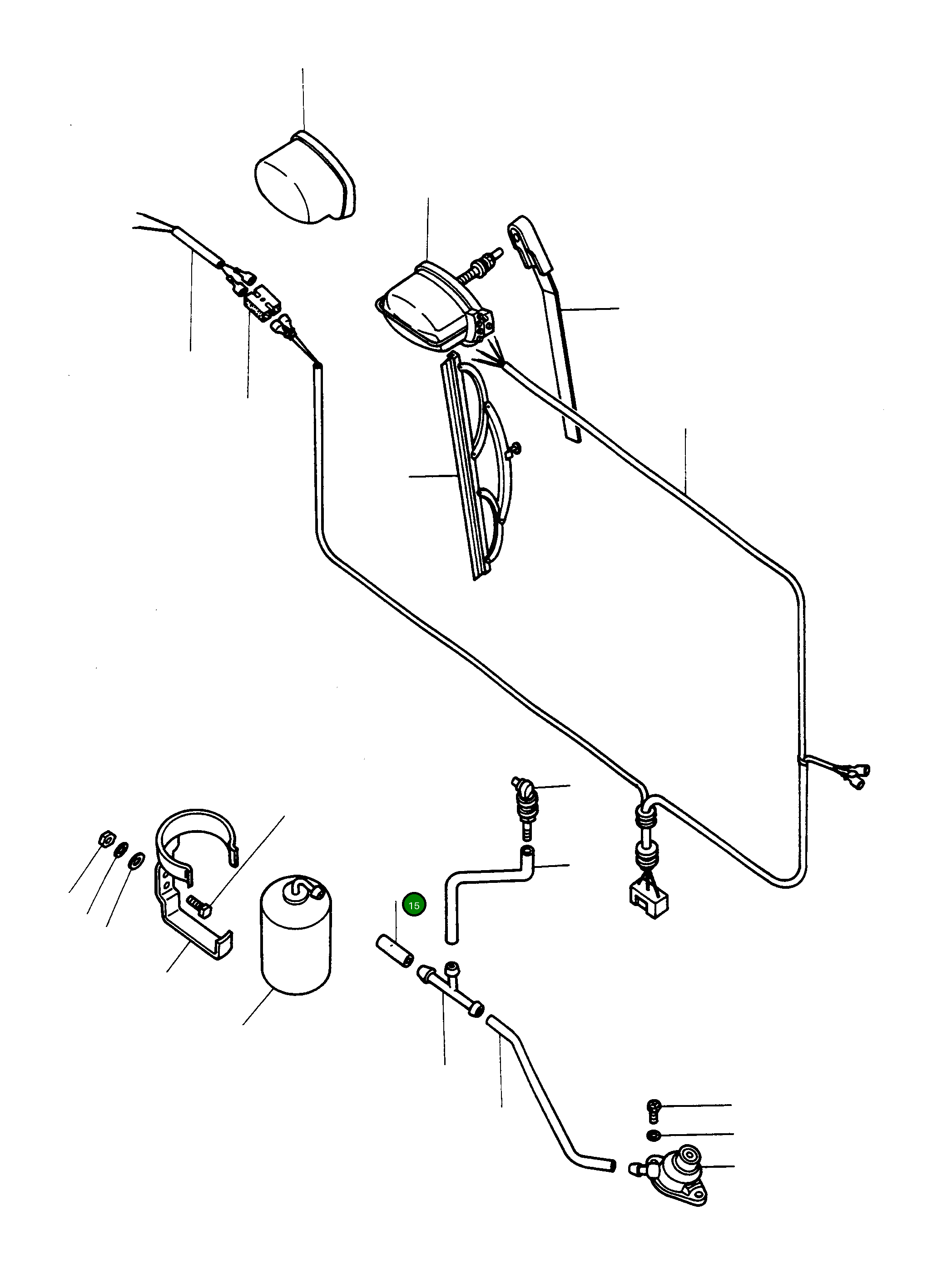 Шланг 2945678M1 Komatsu